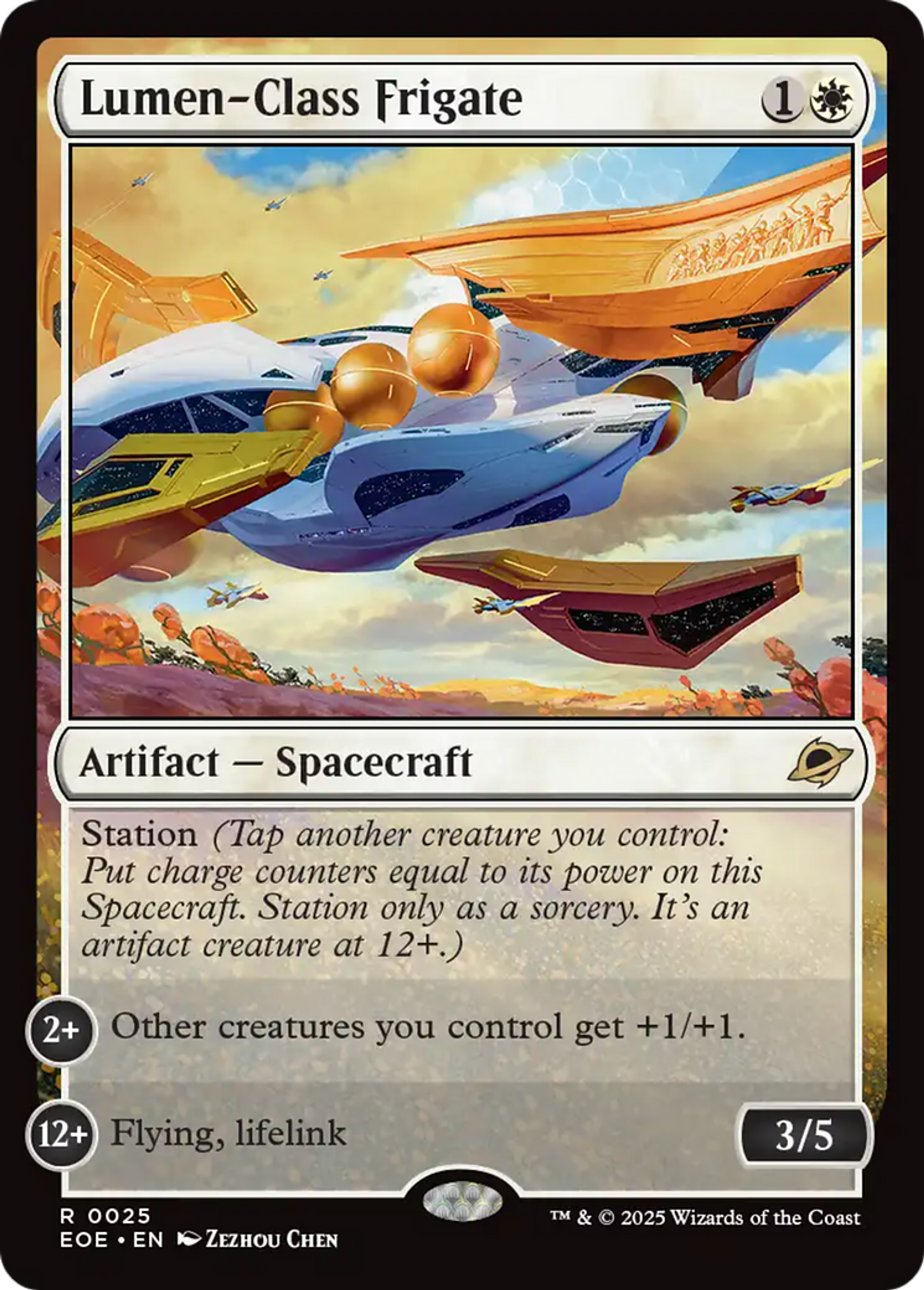 Frégate de classe Lumen — Edge of Eternities — Magic: The Gathering