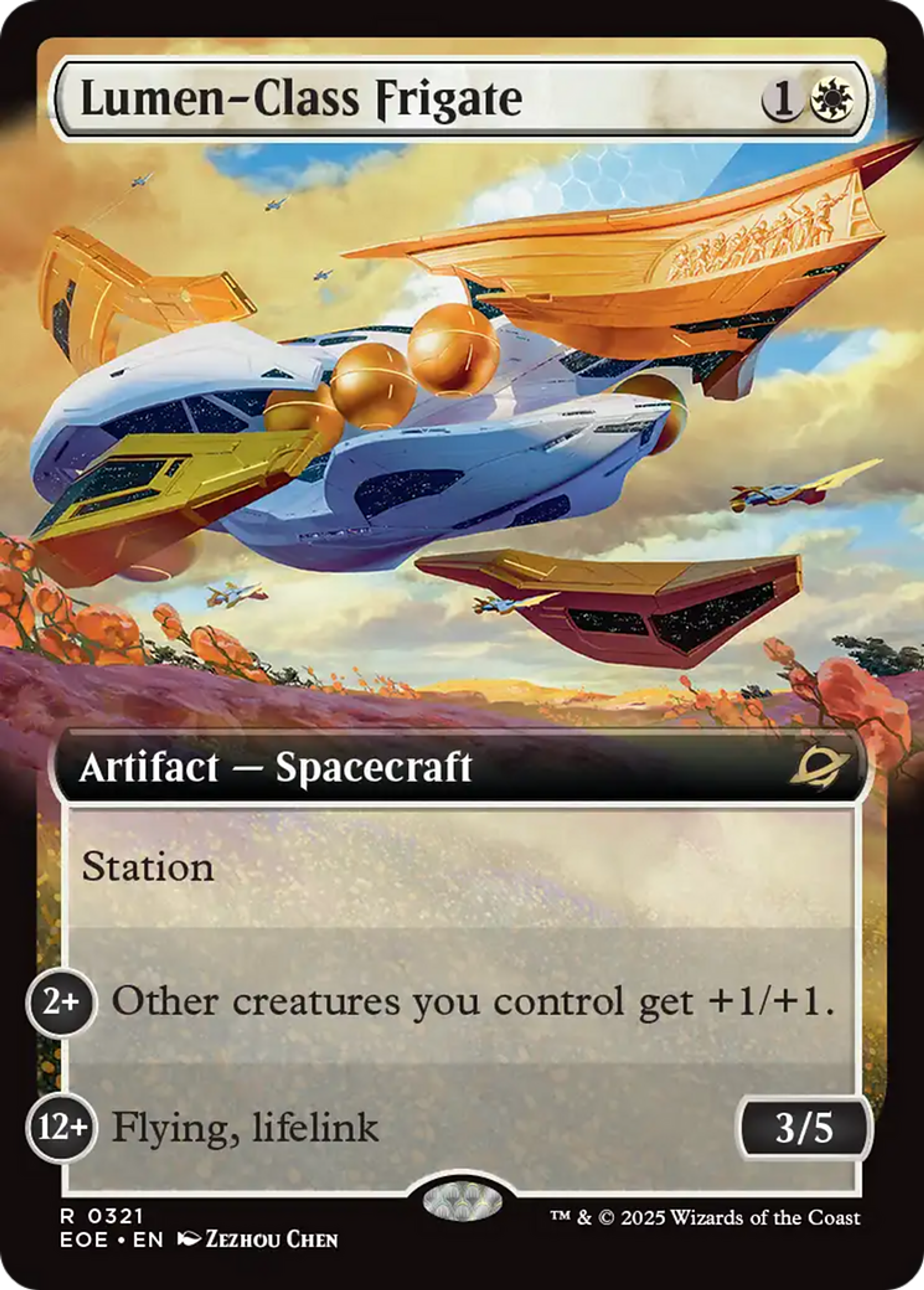 Frégate de classe Lumen — Edge of Eternities — Magic: The Gathering