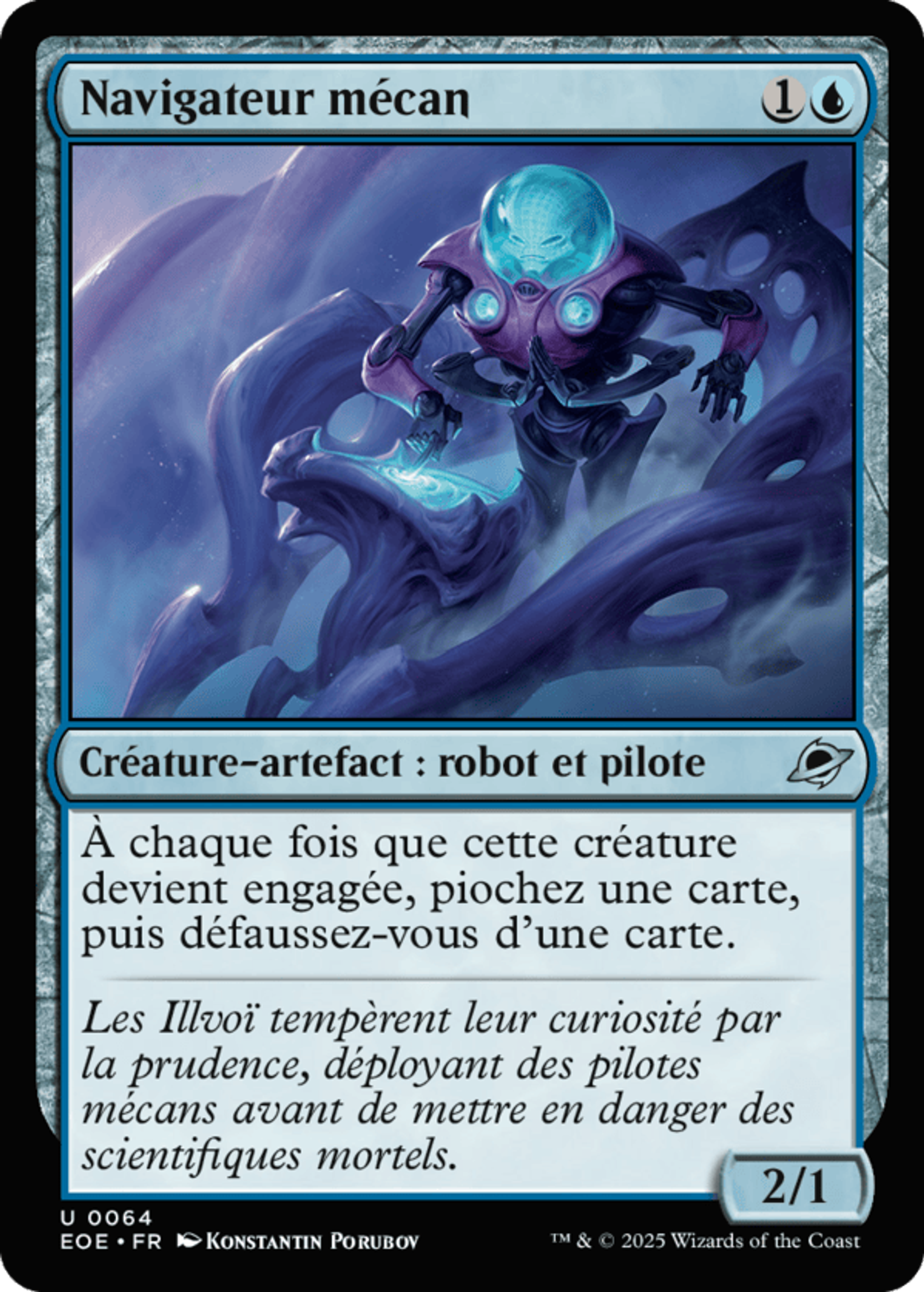 Navigateur mécan — Edge of Eternities — Magic: The Gathering