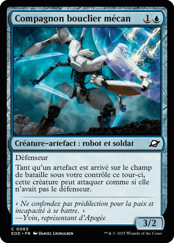 Compagnon bouclier mécan — Edge of Eternities — Magic: The Gathering