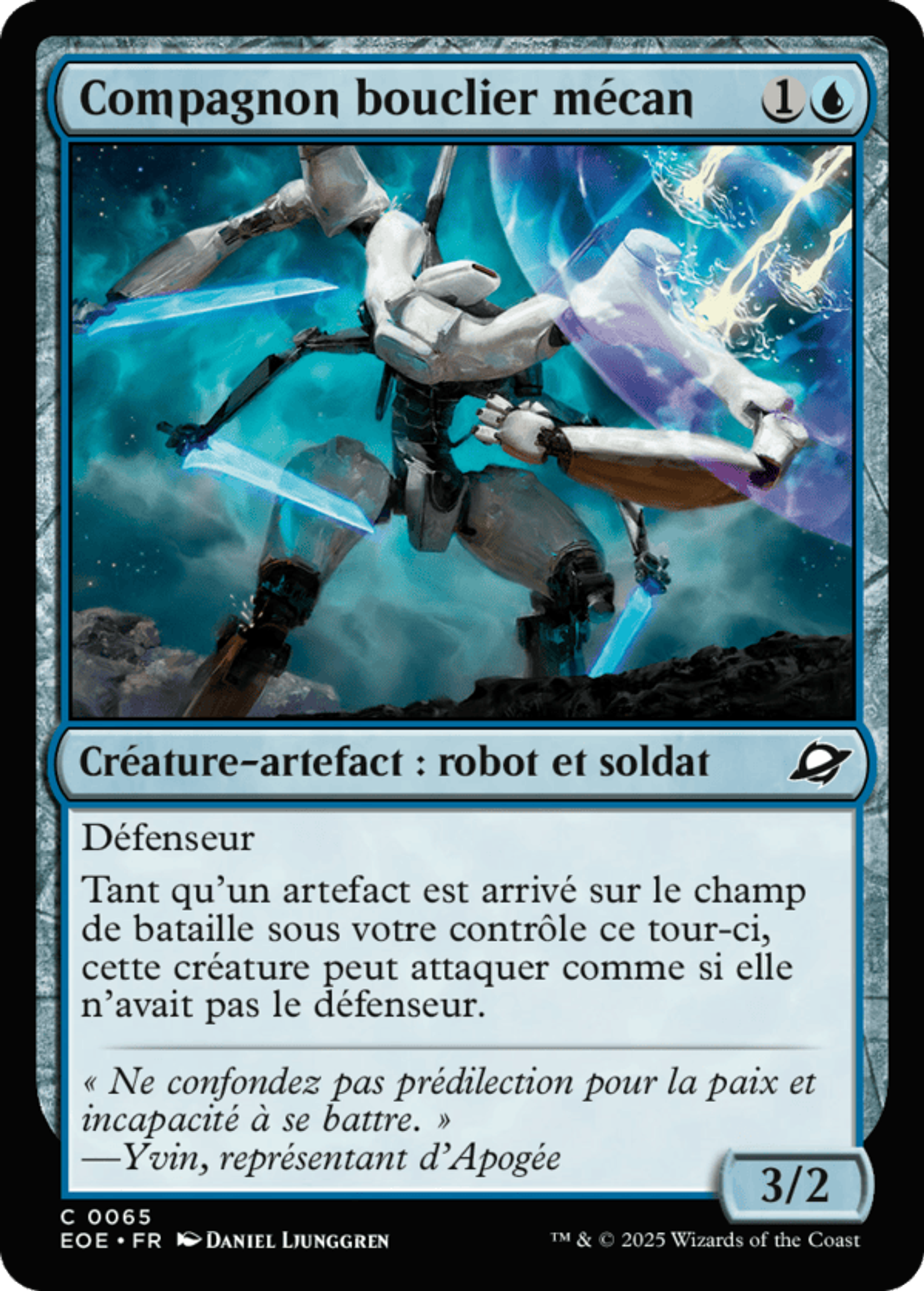 Compagnon bouclier mécan — Edge of Eternities — Magic: The Gathering
