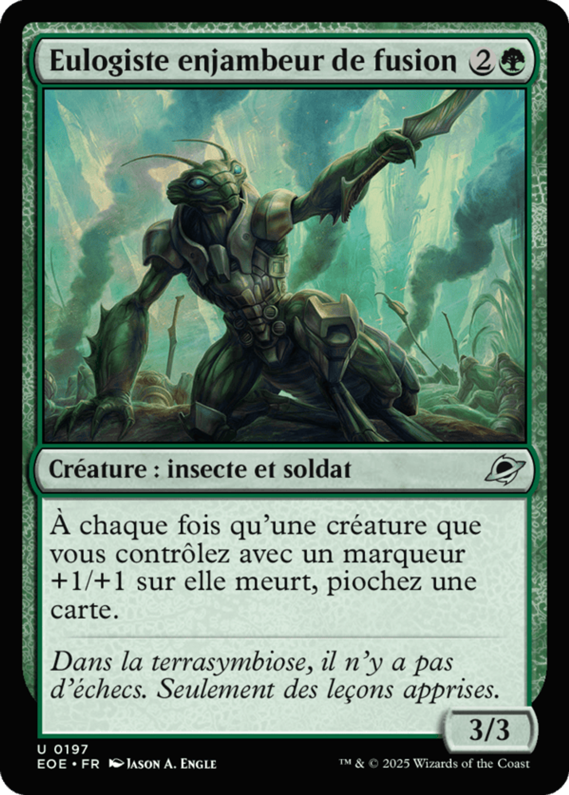 Eulogiste enjambeur de fusion — Edge of Eternities — Magic: The Gathering
