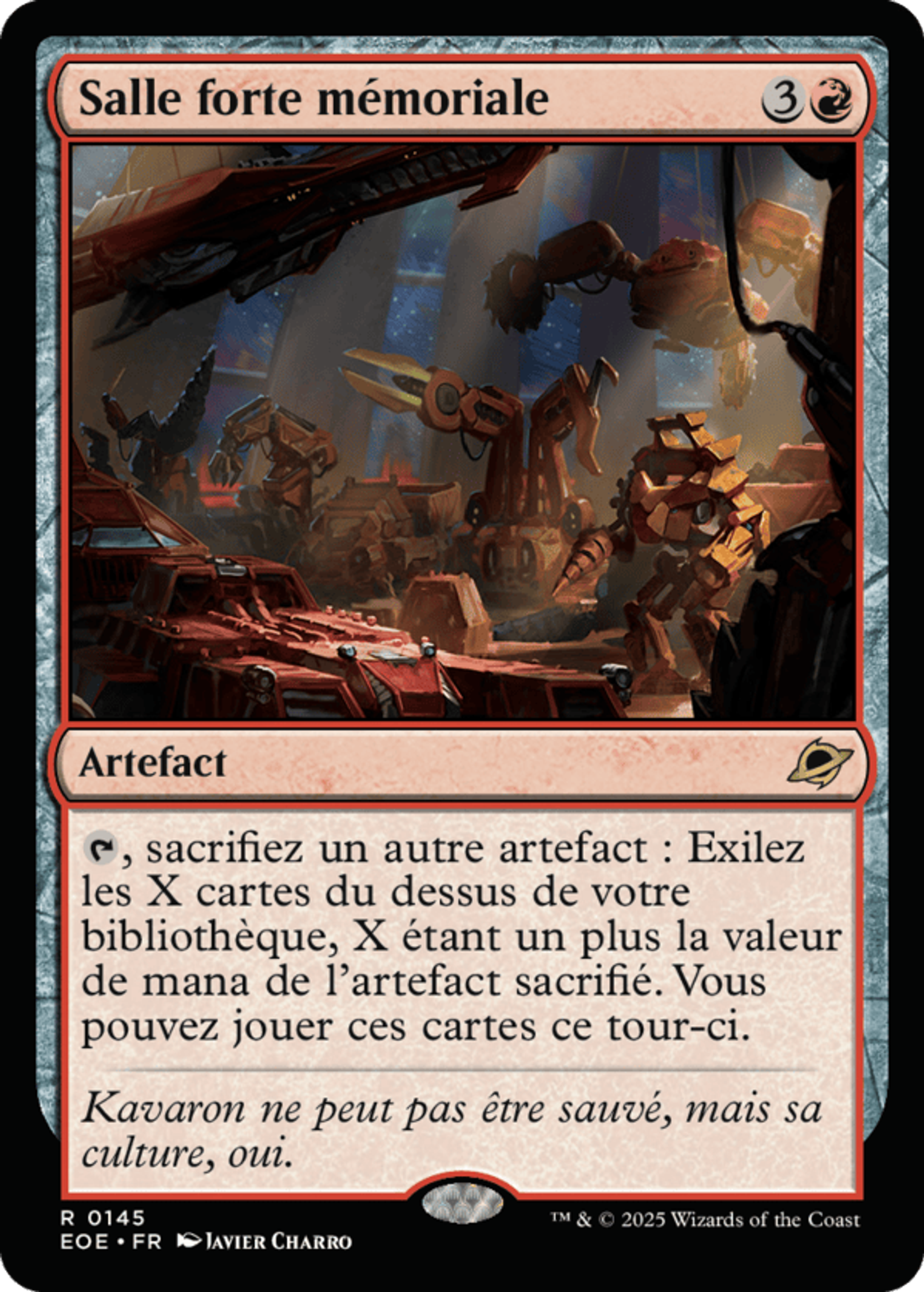 Salle forte mémoriale — Edge of Eternities — Magic: The Gathering