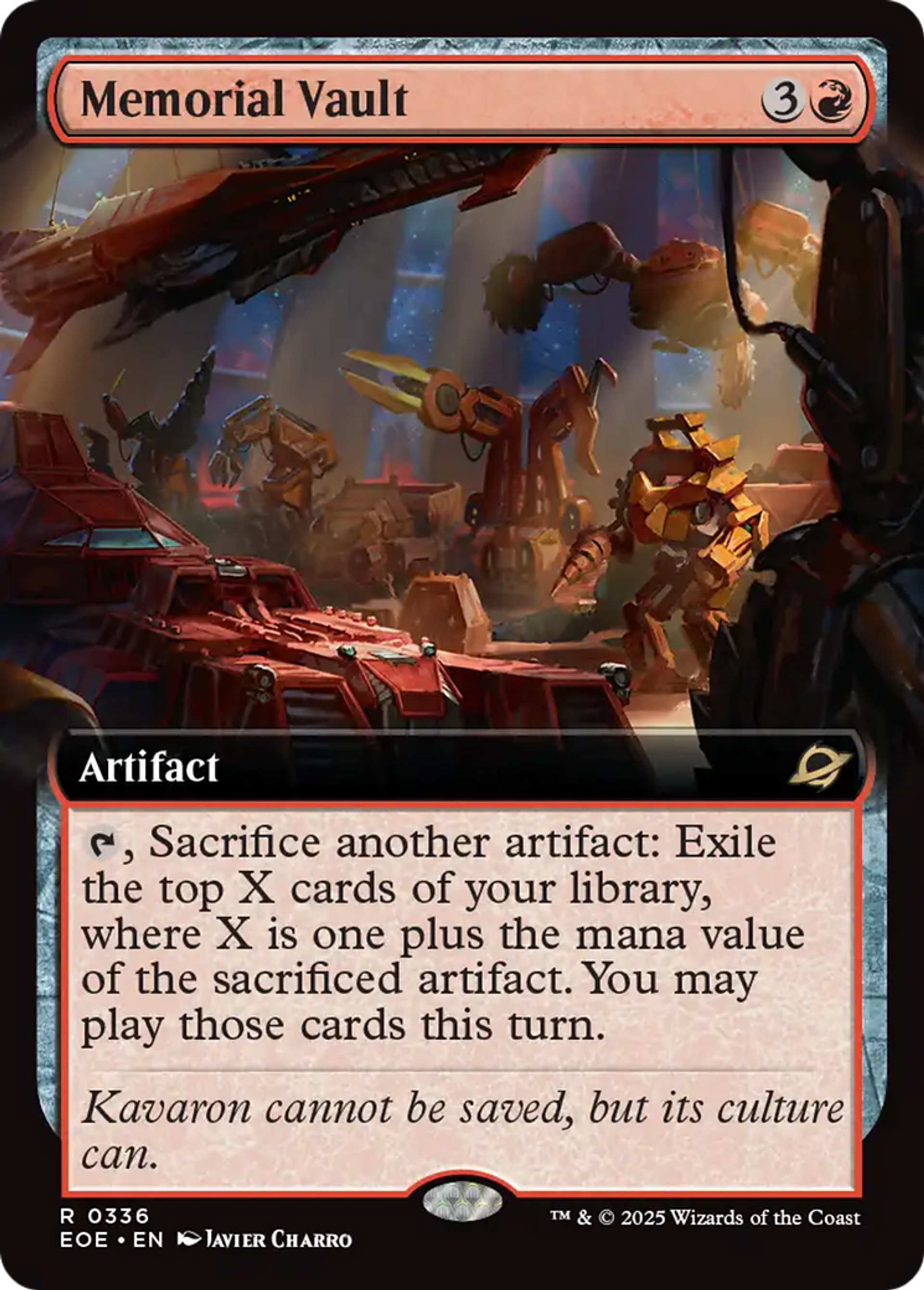 Salle forte mémoriale — Edge of Eternities — Magic: The Gathering