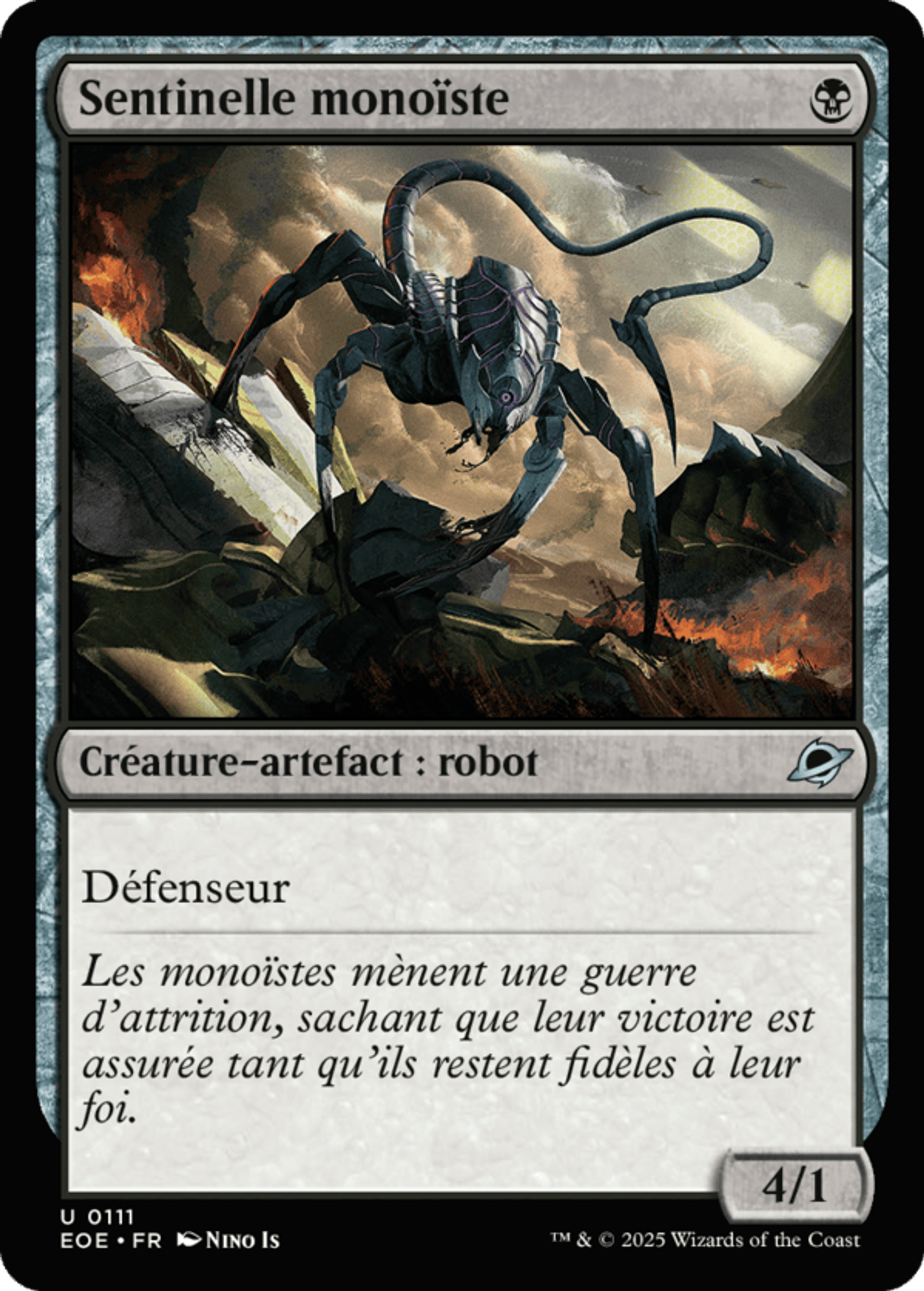 Sentinelle monoïste — Edge of Eternities — Magic: The Gathering
