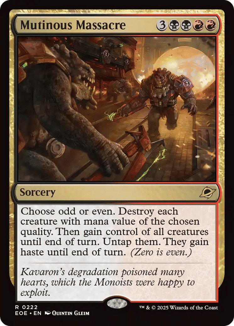 Mutinous Massacre — Edge of Eternities — Magic: The Gathering