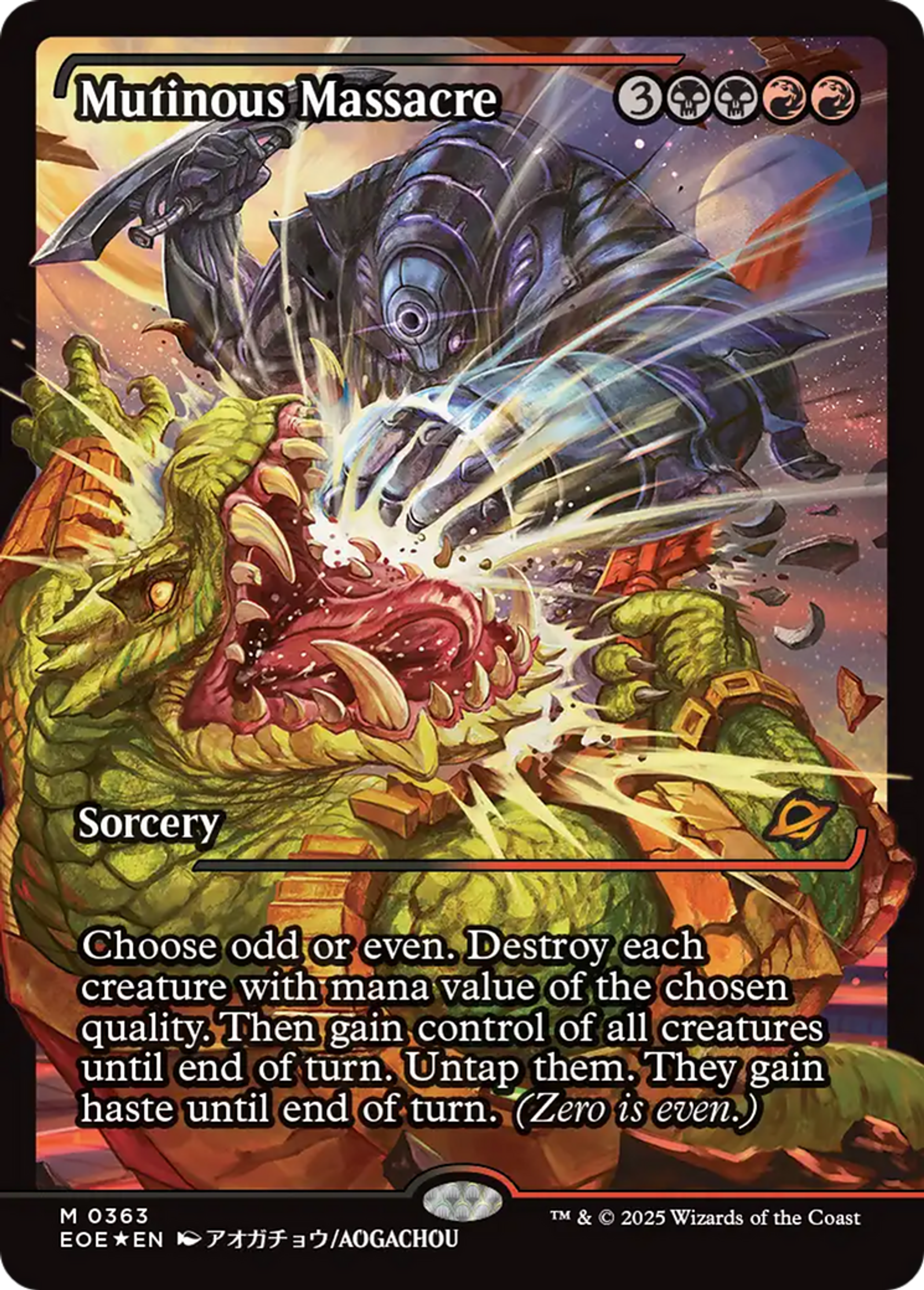 Massacre mutin — Edge of Eternities — Magic: The Gathering