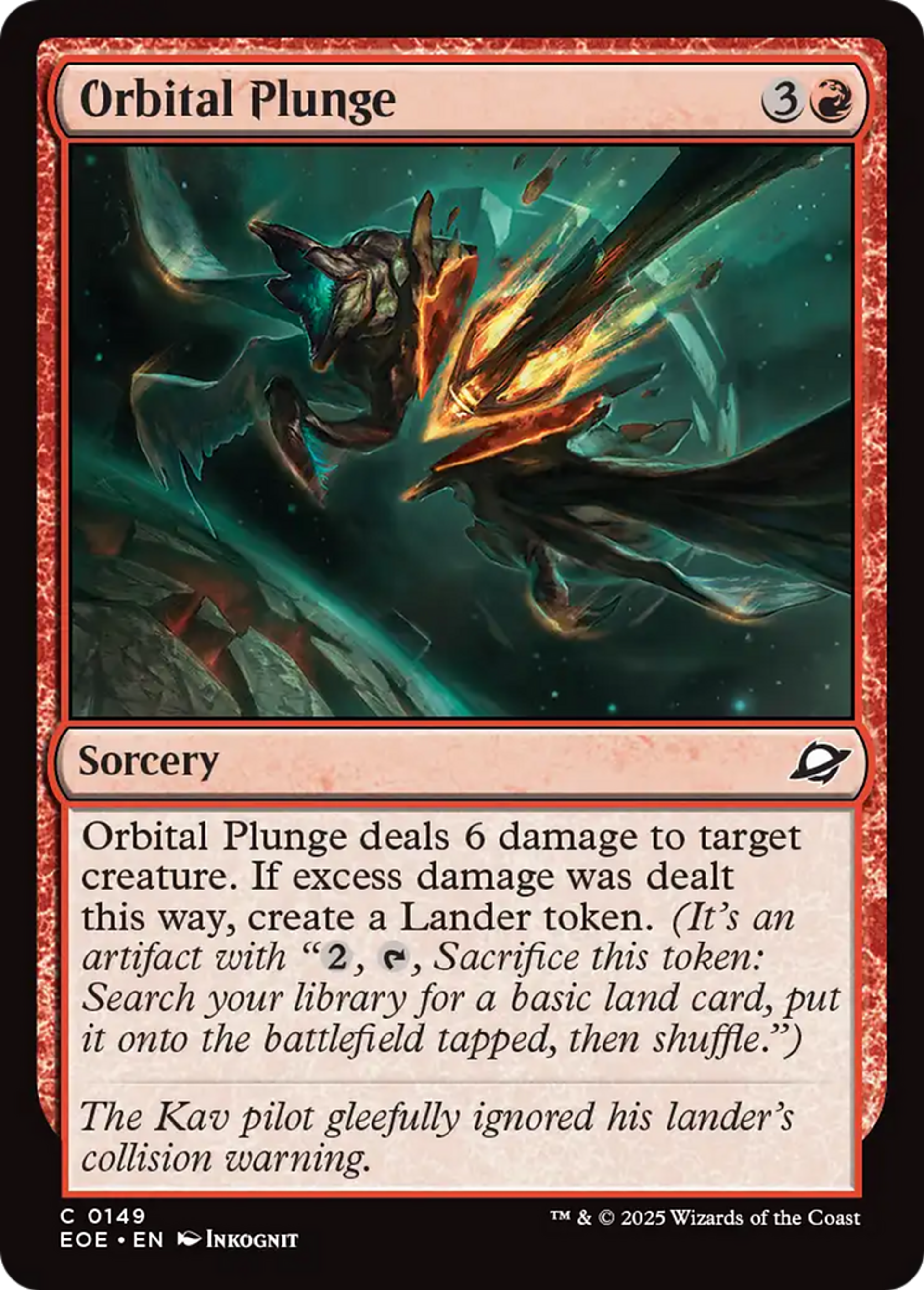 Plongeon orbital — Edge of Eternities — Magic: The Gathering