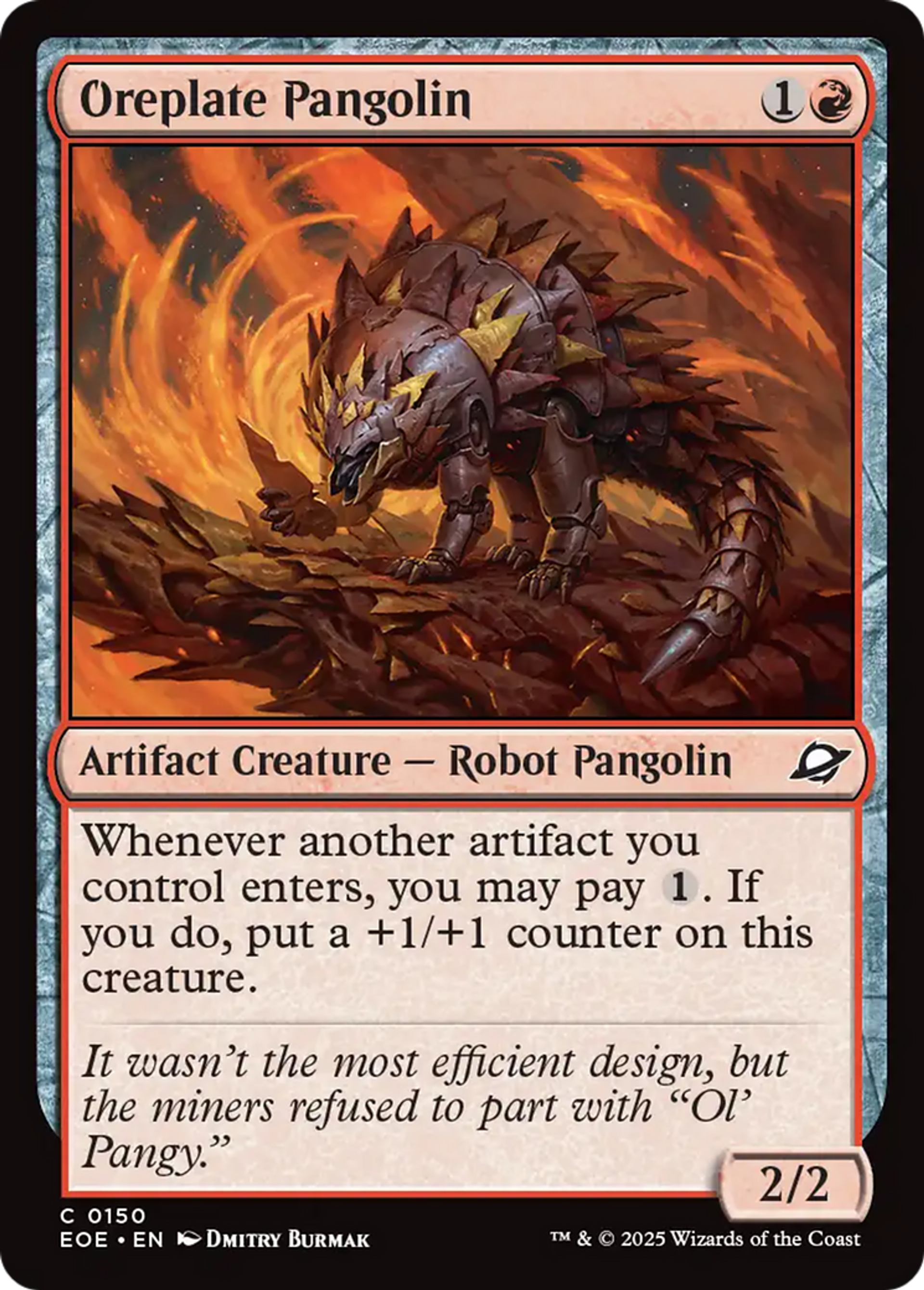 Oreplate Pangolin — Edge of Eternities — Magic: The Gathering