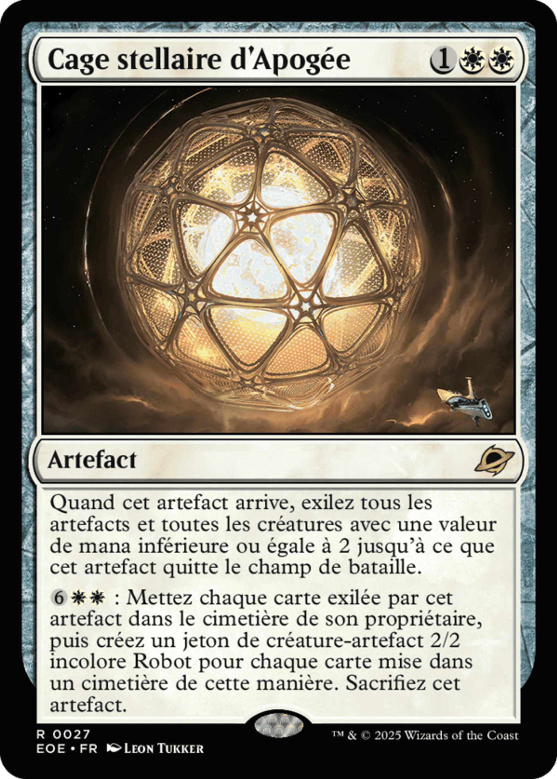 Cage stellaire d'Apogée — Edge of Eternities — Magic: The Gathering