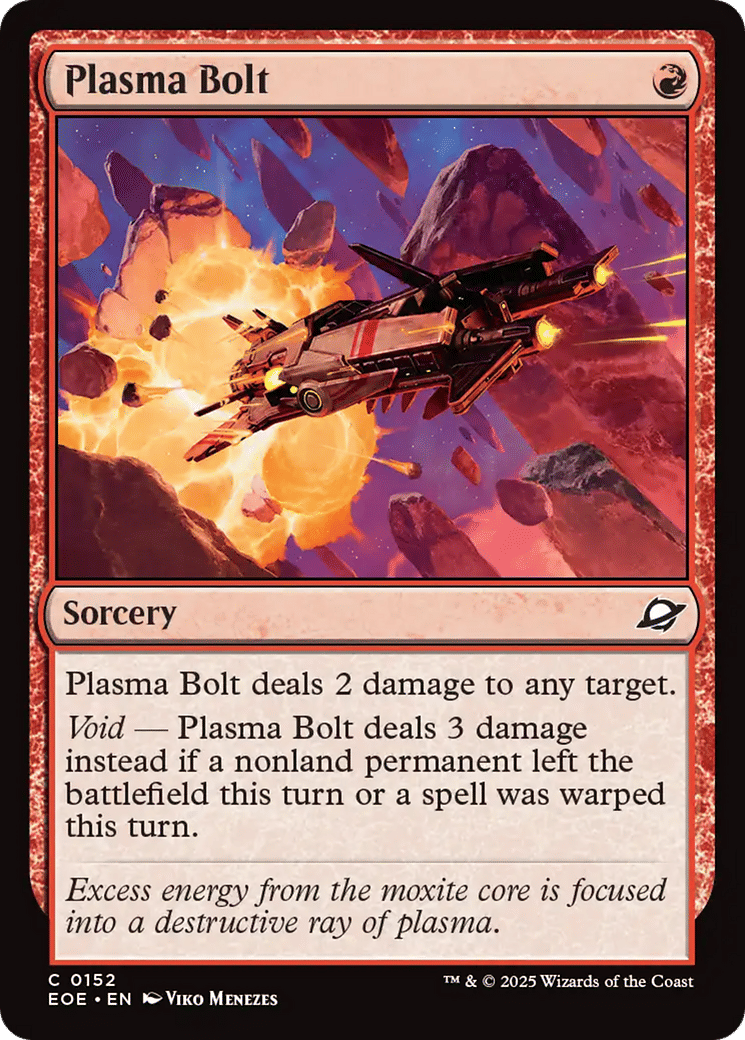 Éclair de plasma — Edge of Eternities — Magic: The Gathering