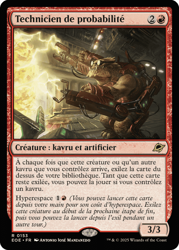 Technicien de probabilité — Edge of Eternities — Magic: The Gathering