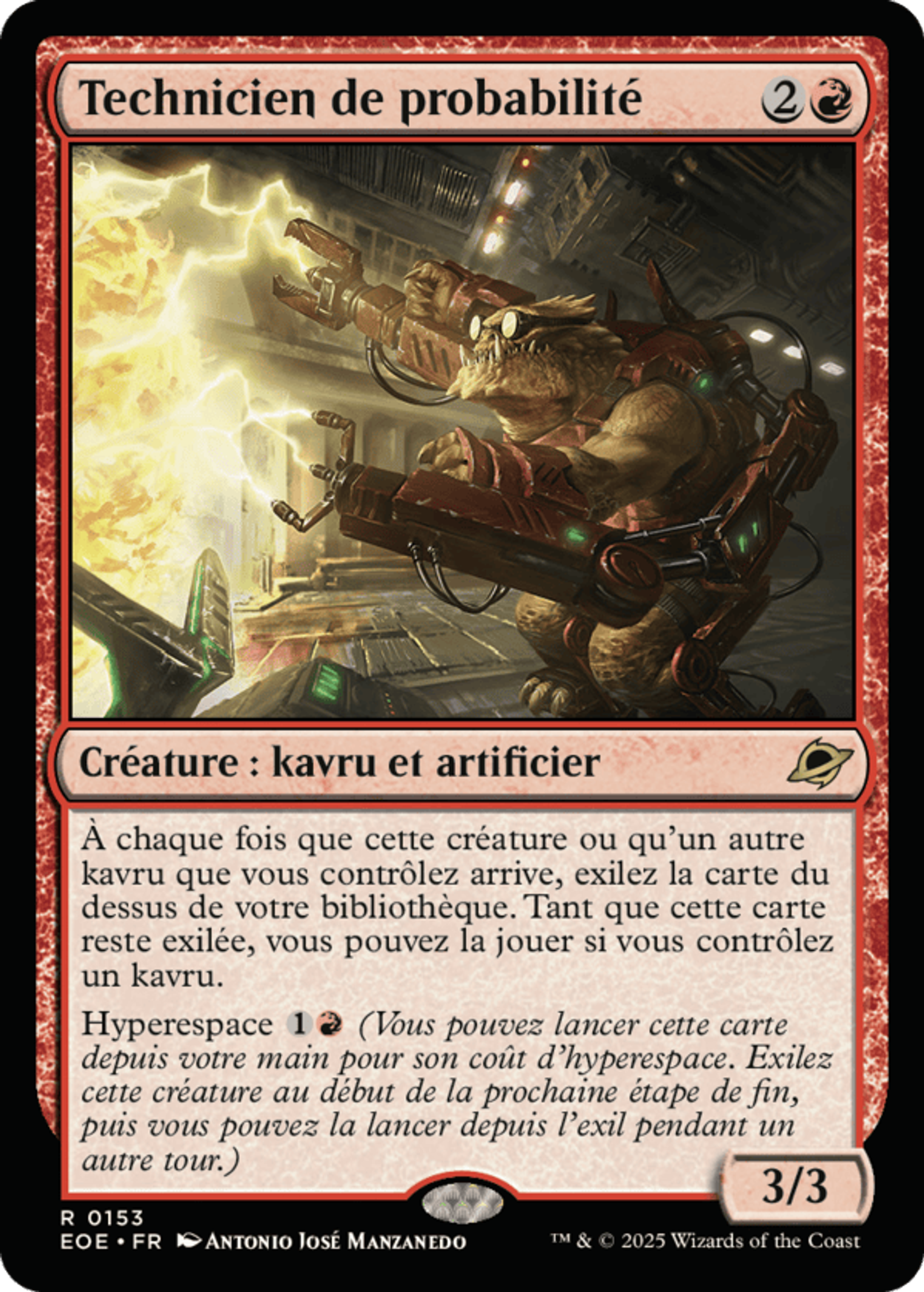 Technicien de probabilité — Edge of Eternities — Magic: The Gathering