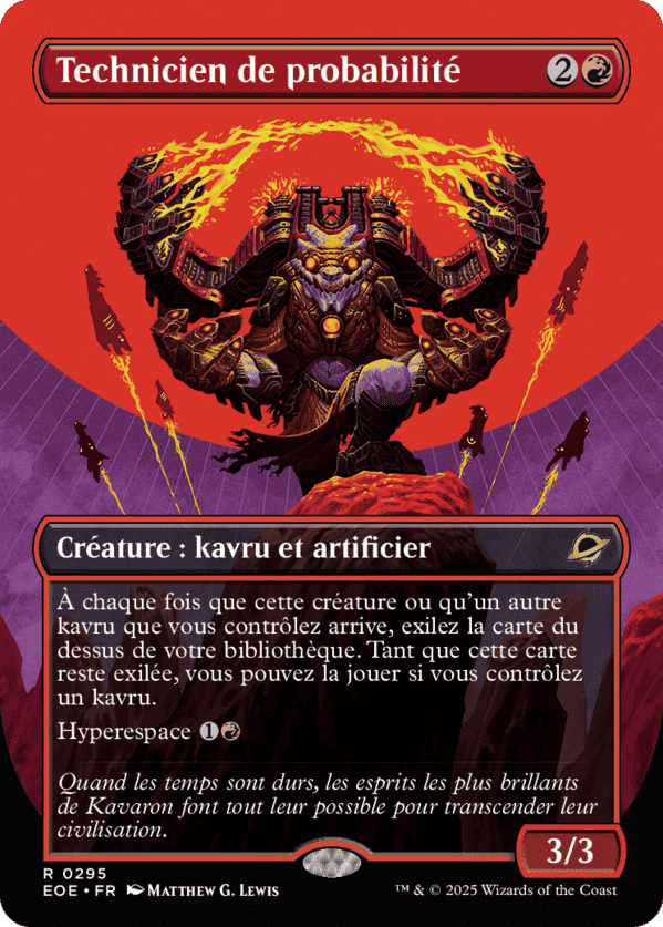 Technicien de probabilité — Edge of Eternities — Magic: The Gathering