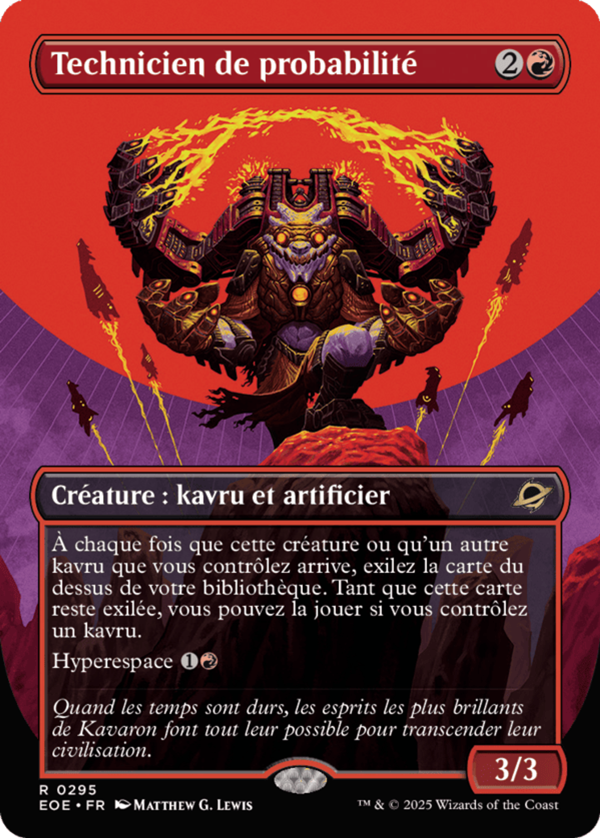 Technicien de probabilité — Edge of Eternities — Magic: The Gathering