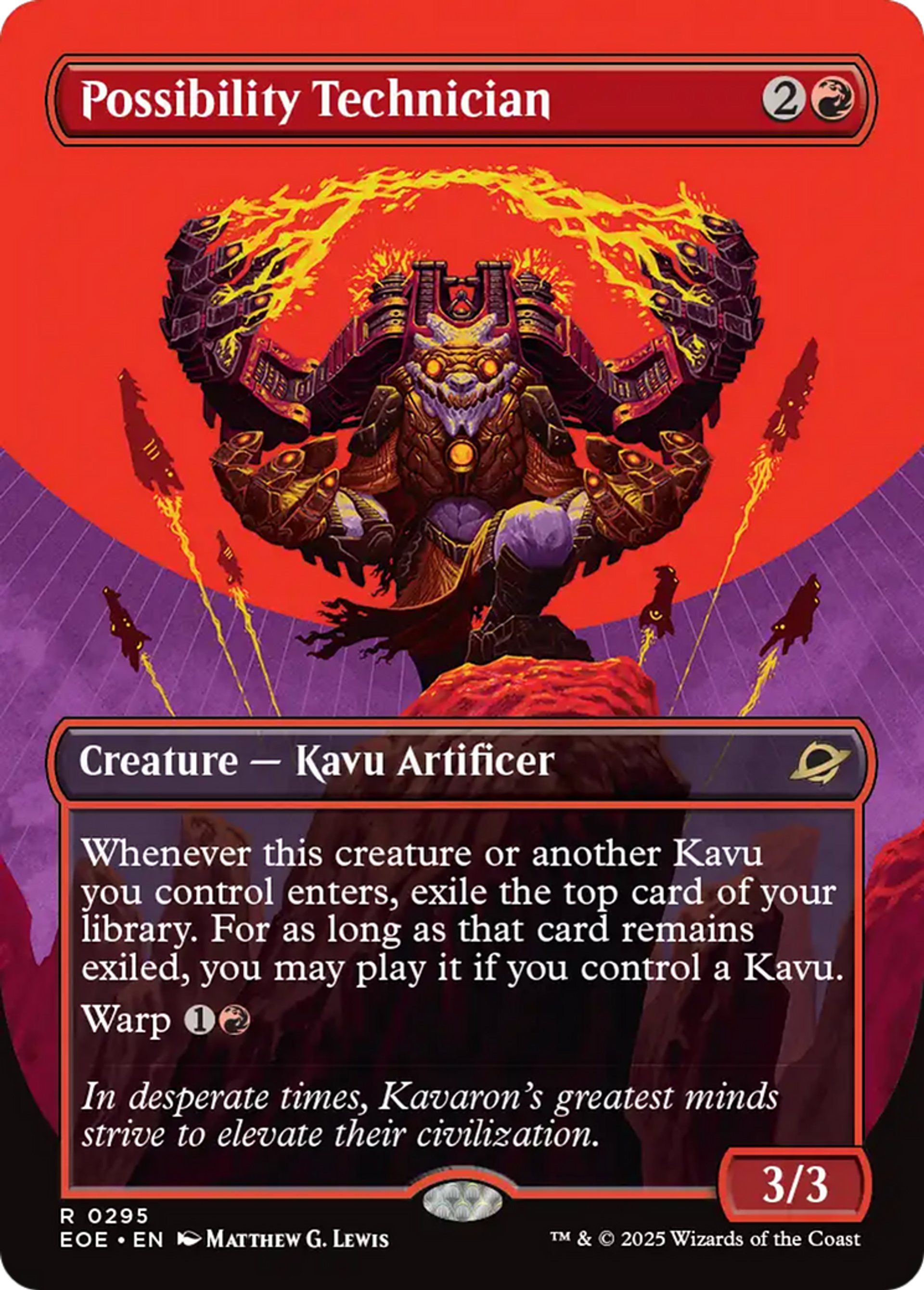 Technicien de probabilité — Edge of Eternities — Magic: The Gathering
