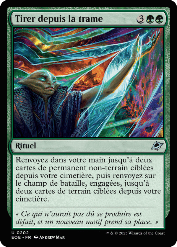 Tirer depuis la trame — Edge of Eternities — Magic: The Gathering