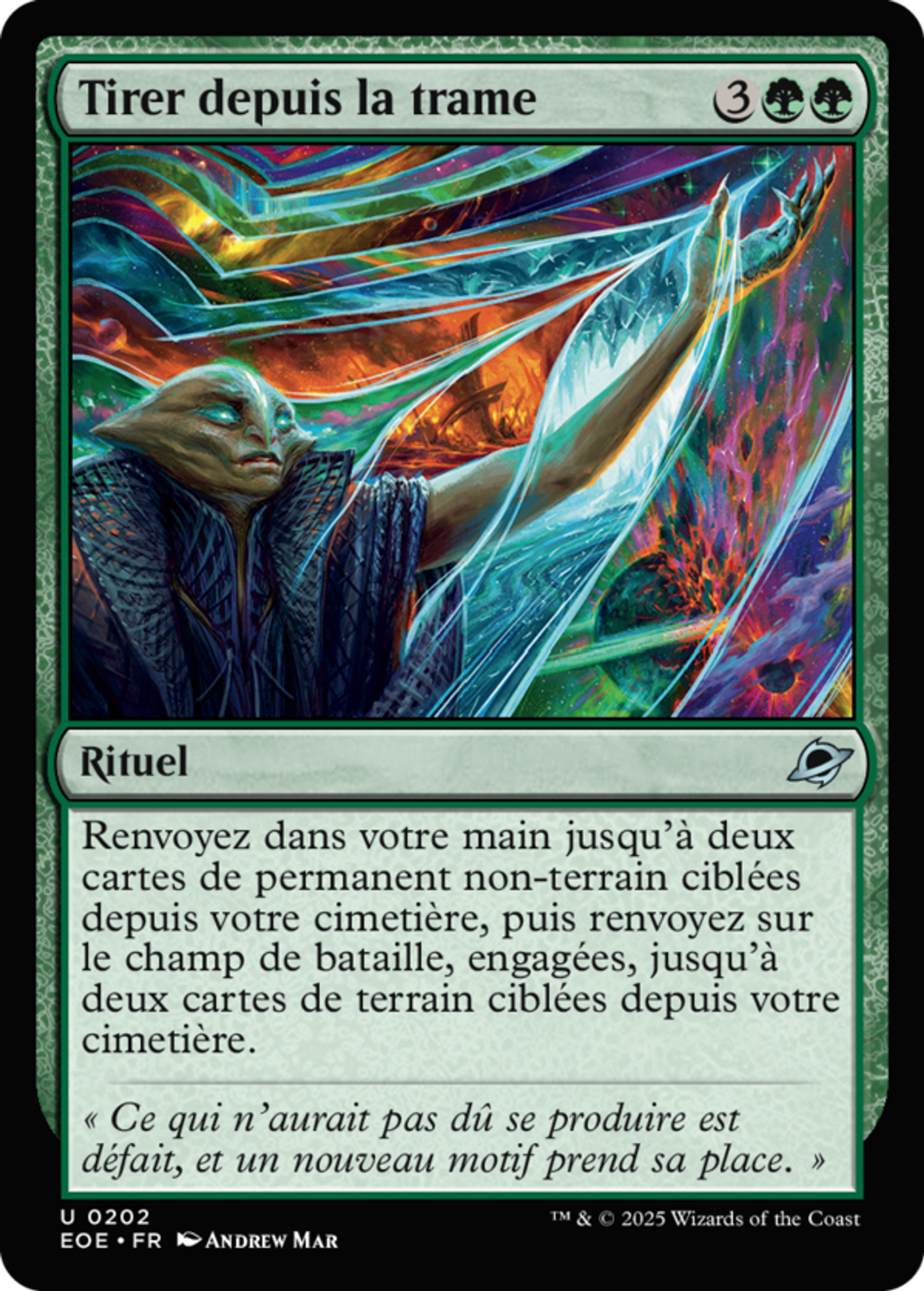 Tirer depuis la trame — Edge of Eternities — Magic: The Gathering