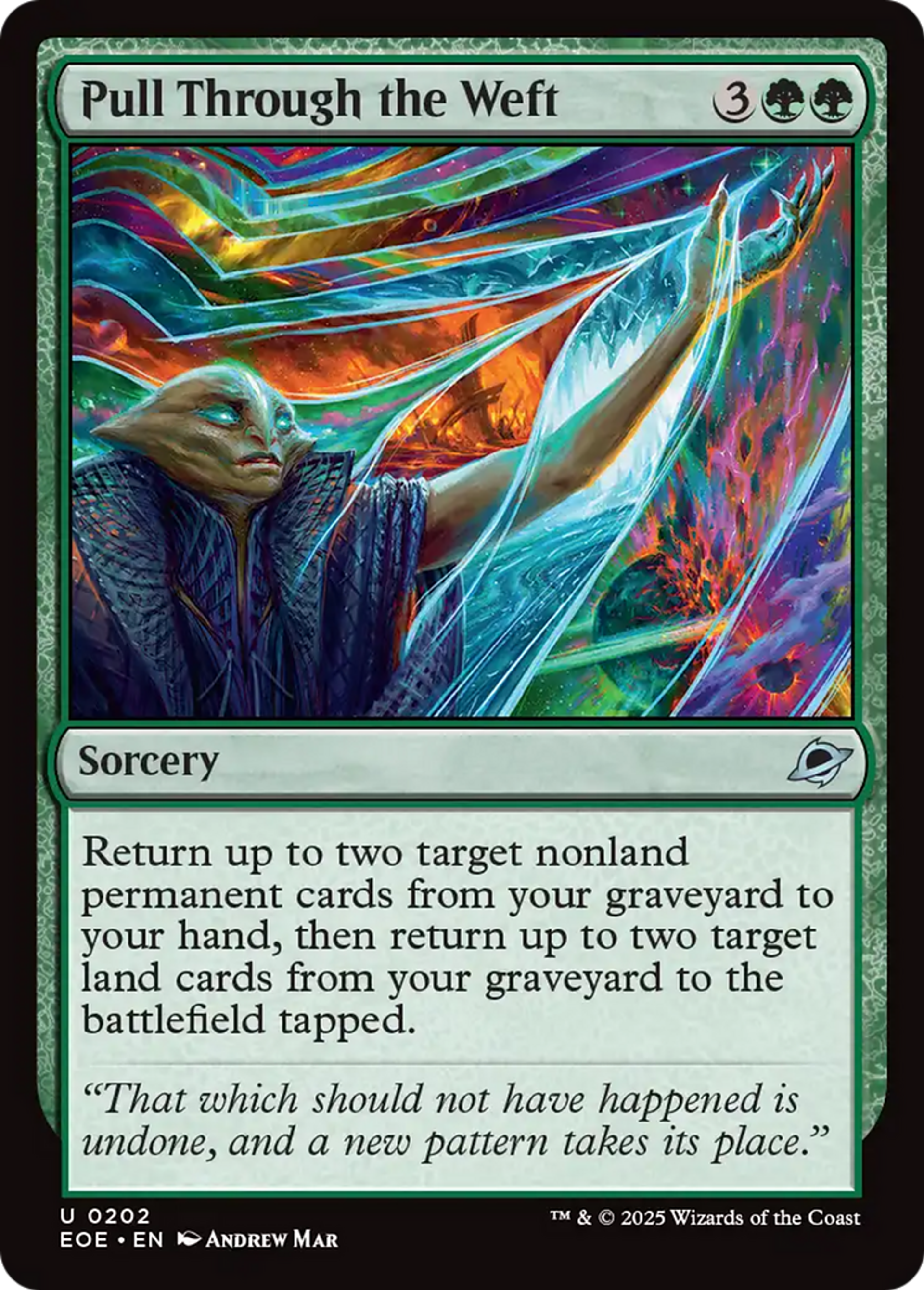 Tirer depuis la trame — Edge of Eternities — Magic: The Gathering