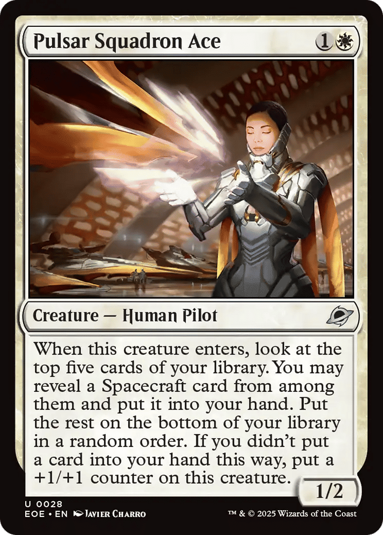 As de l'escadron Pulsar — Edge of Eternities — Magic: The Gathering