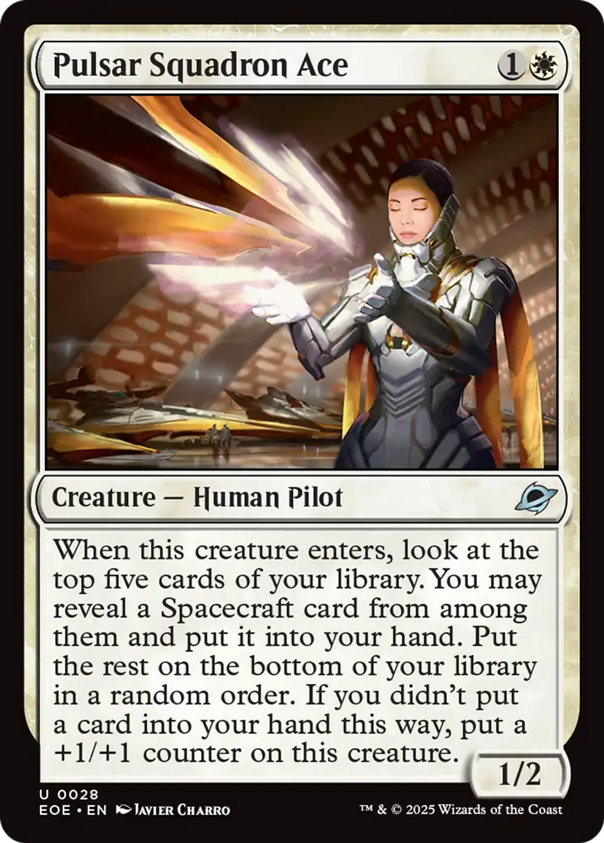 Pulsar Squadron Ace — Edge of Eternities — Magic: The Gathering