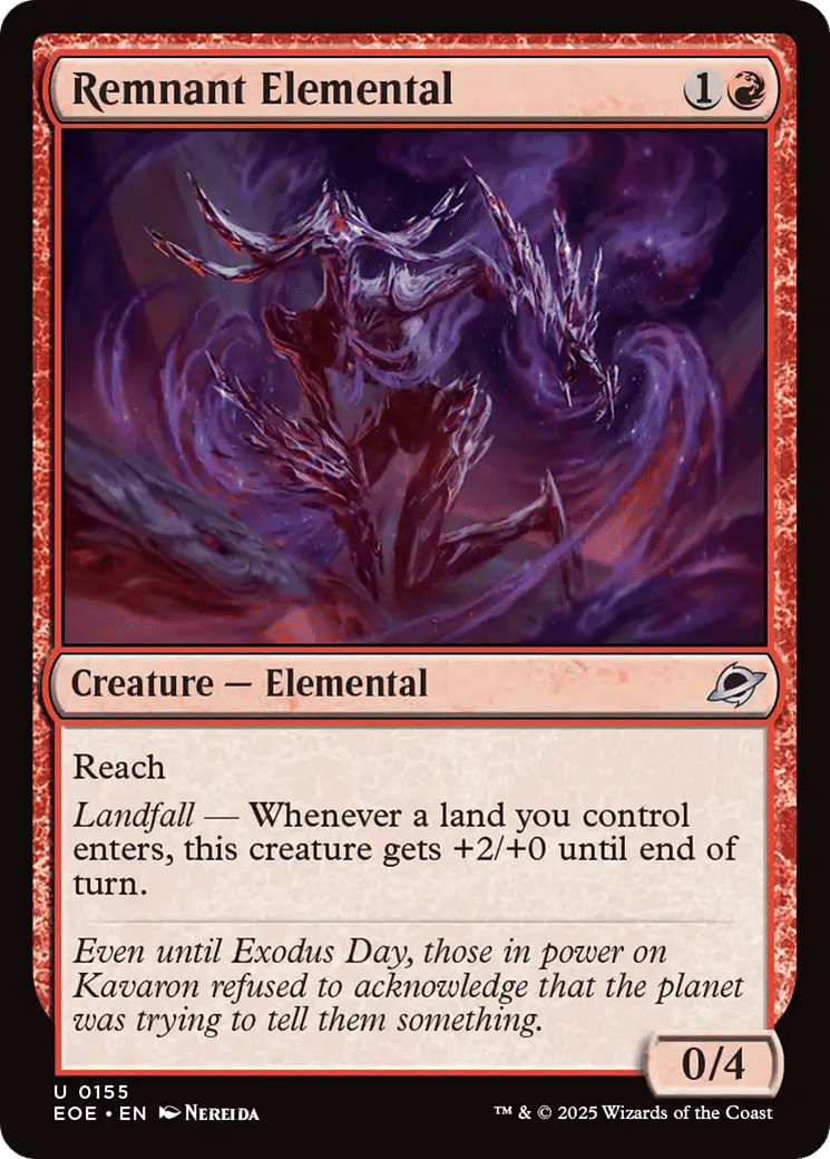 Remnant Elemental — Edge of Eternities — Magic: The Gathering
