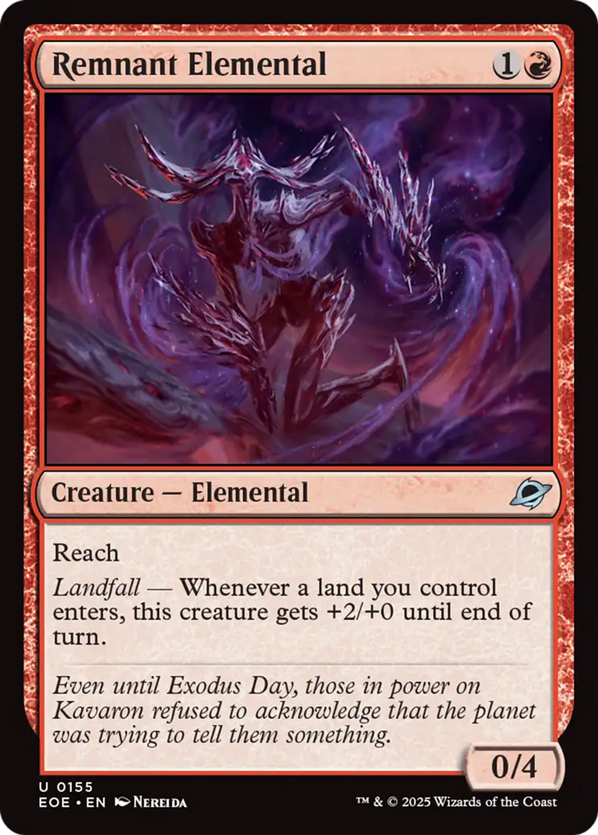 Remnant Elemental — Edge of Eternities — Magic: The Gathering