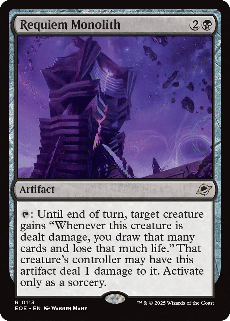 Requiem Monolith — Edge of Eternities — Magic: The Gathering