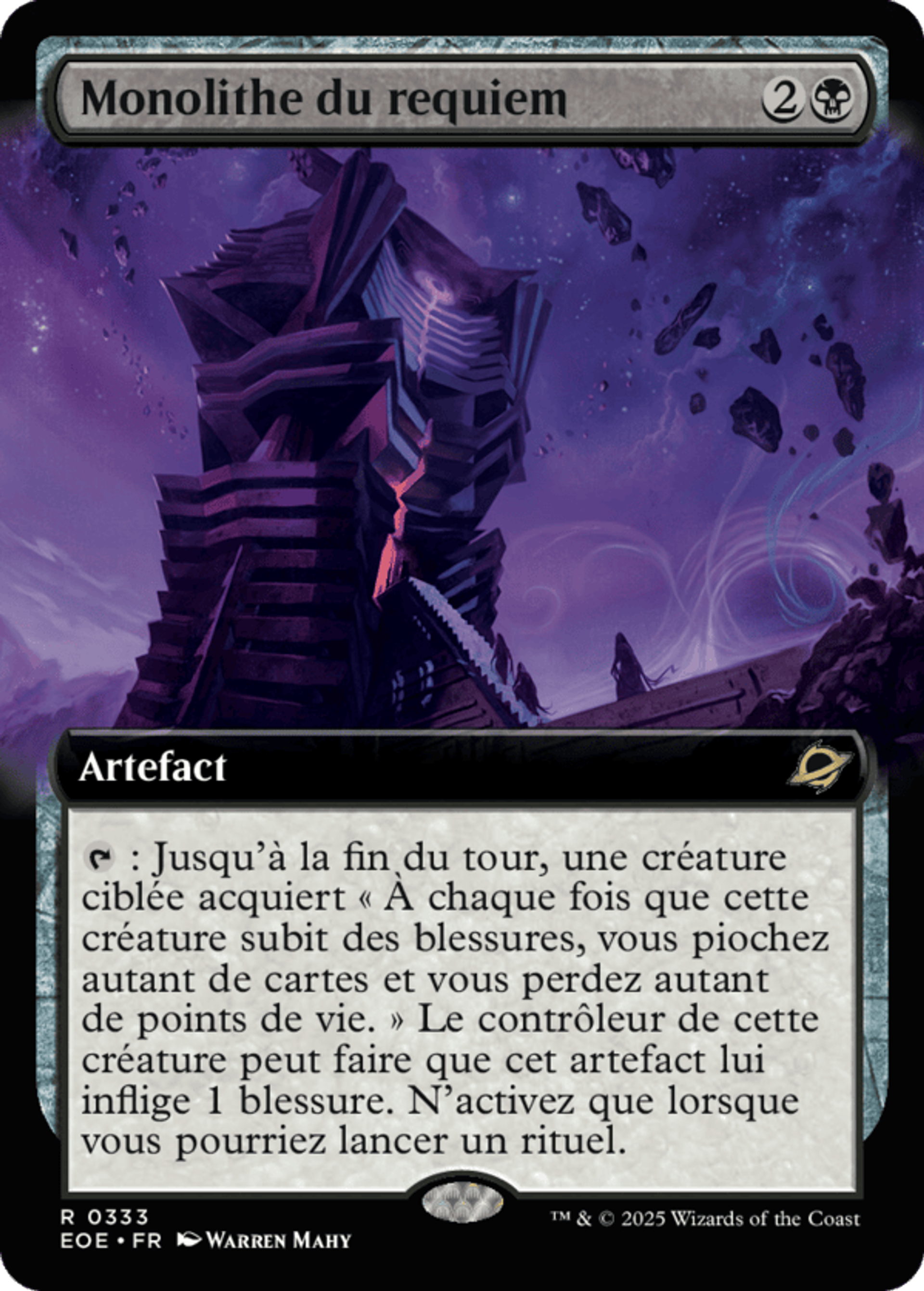Monolithe du requiem — Edge of Eternities — Magic: The Gathering