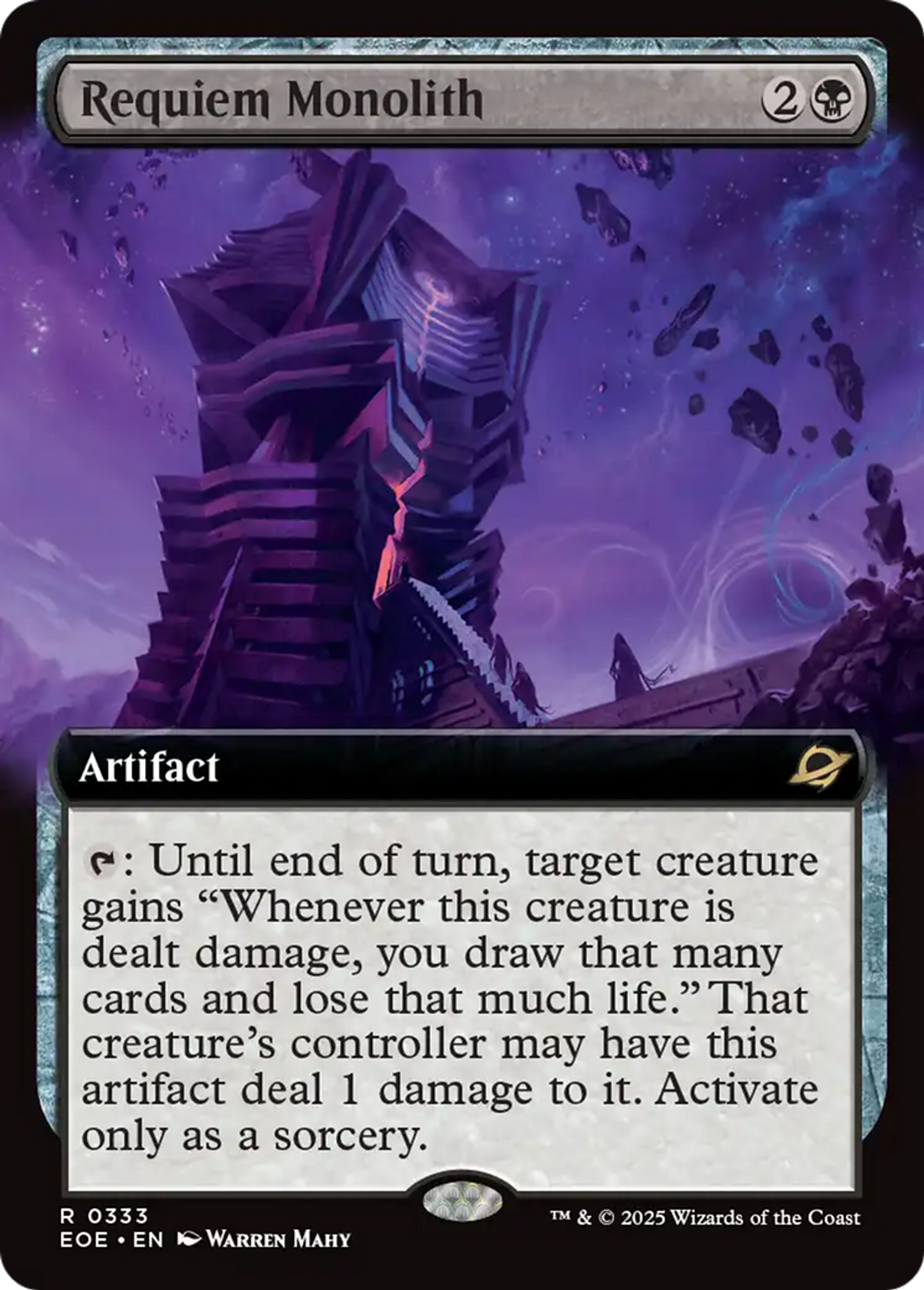 Monolithe du requiem — Edge of Eternities — Magic: The Gathering