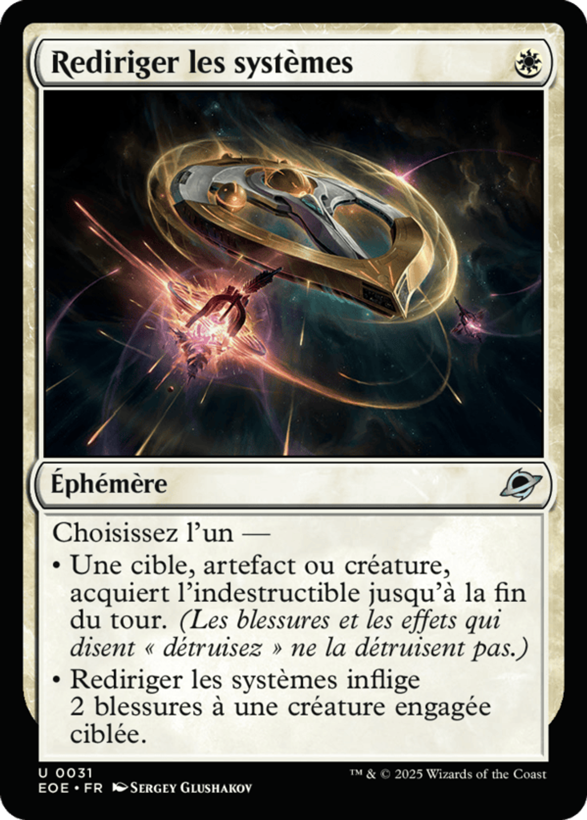 Rediriger les systèmes — Edge of Eternities — Magic: The Gathering
