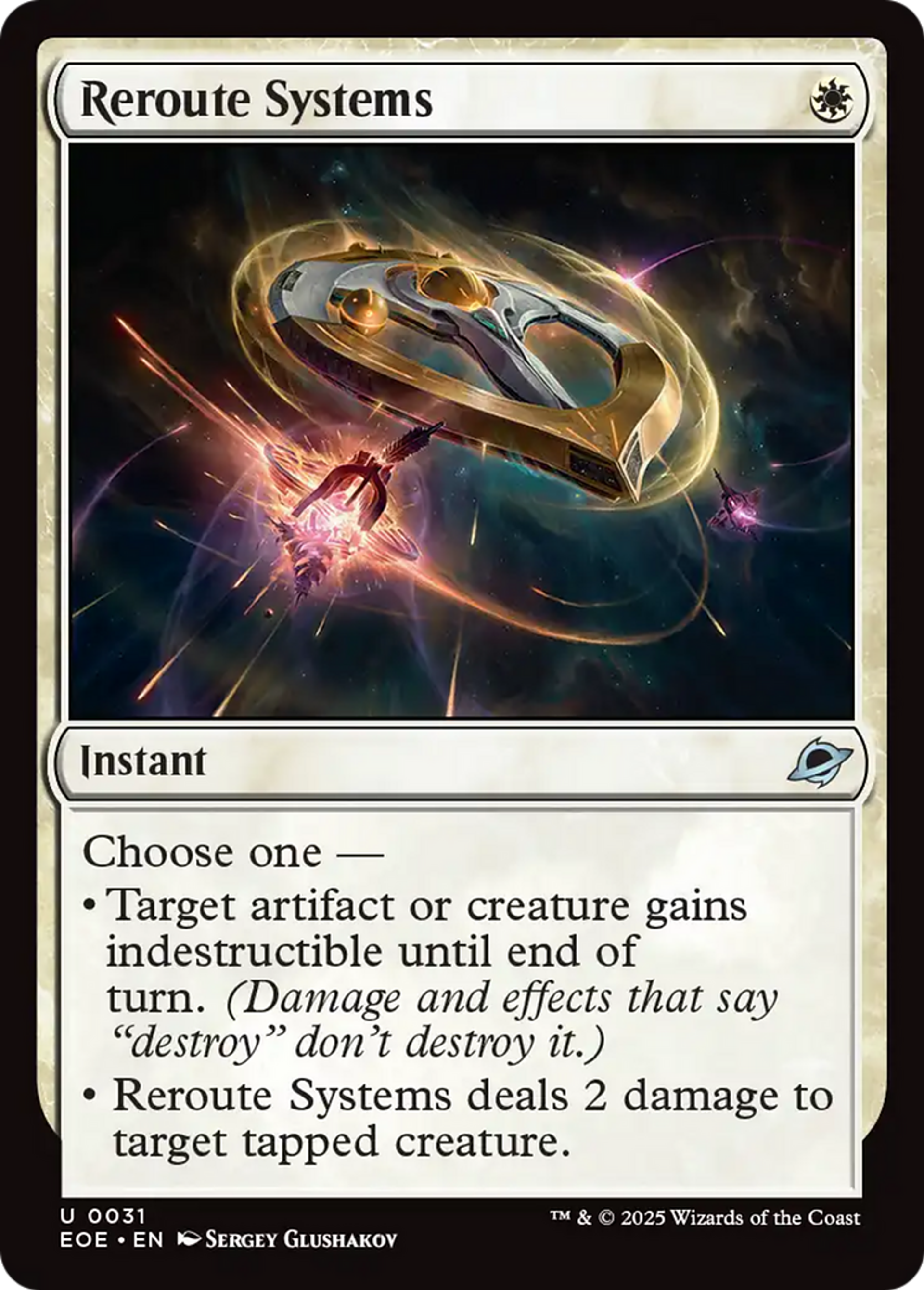 Rediriger les systèmes — Edge of Eternities — Magic: The Gathering