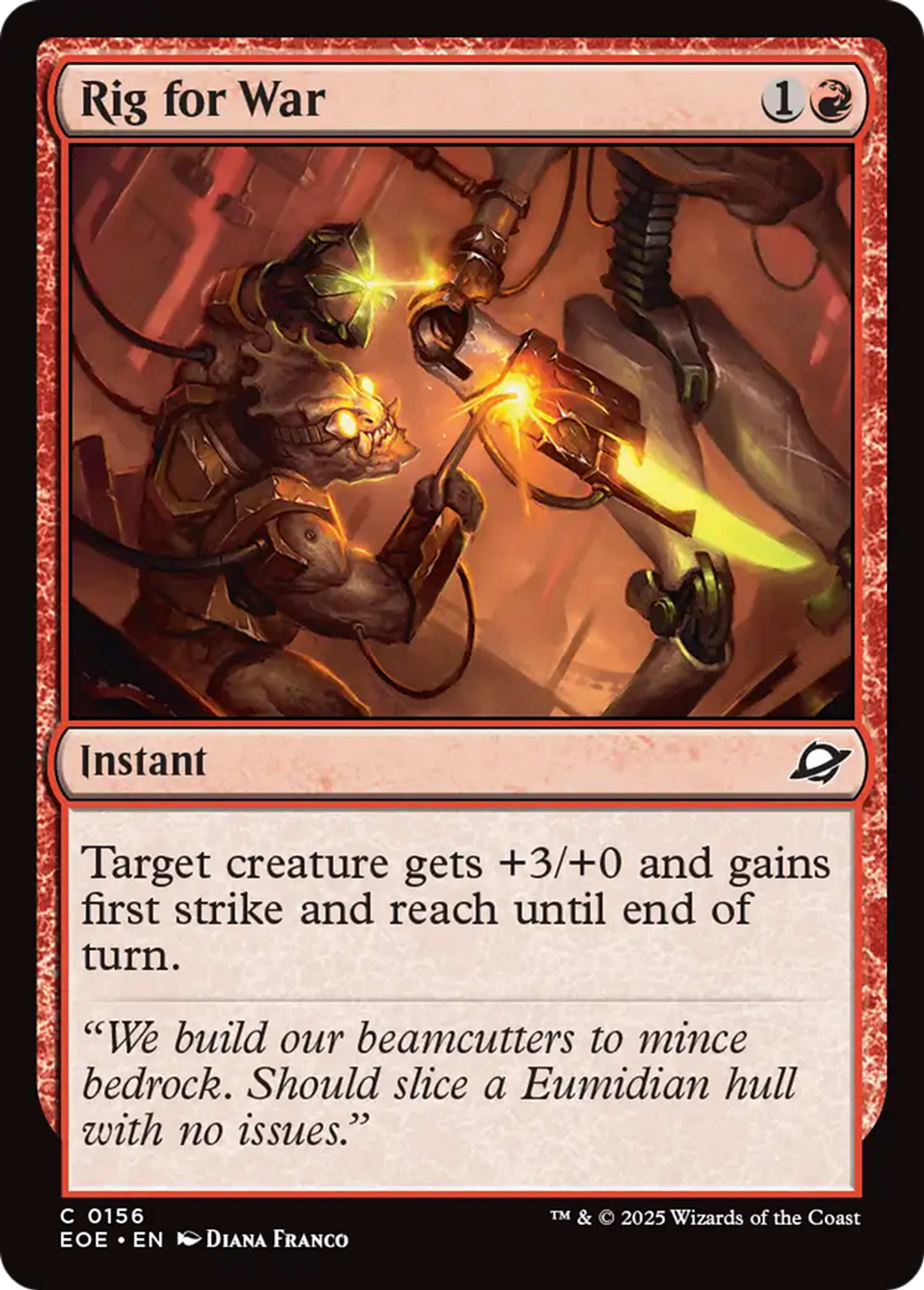 Rig for War — Edge of Eternities — Magic: The Gathering