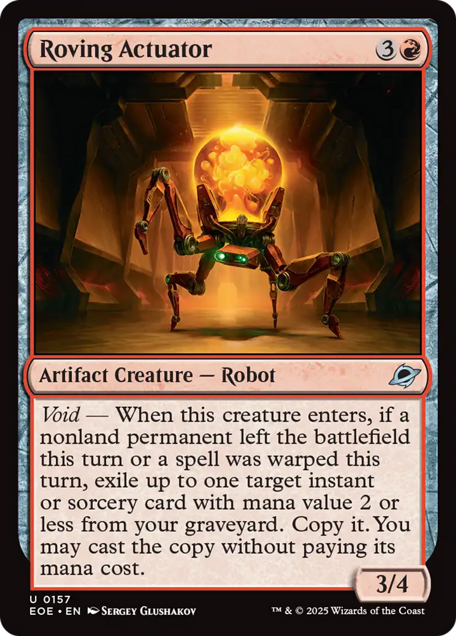 Actuateur itinérant — Edge of Eternities — Magic: The Gathering