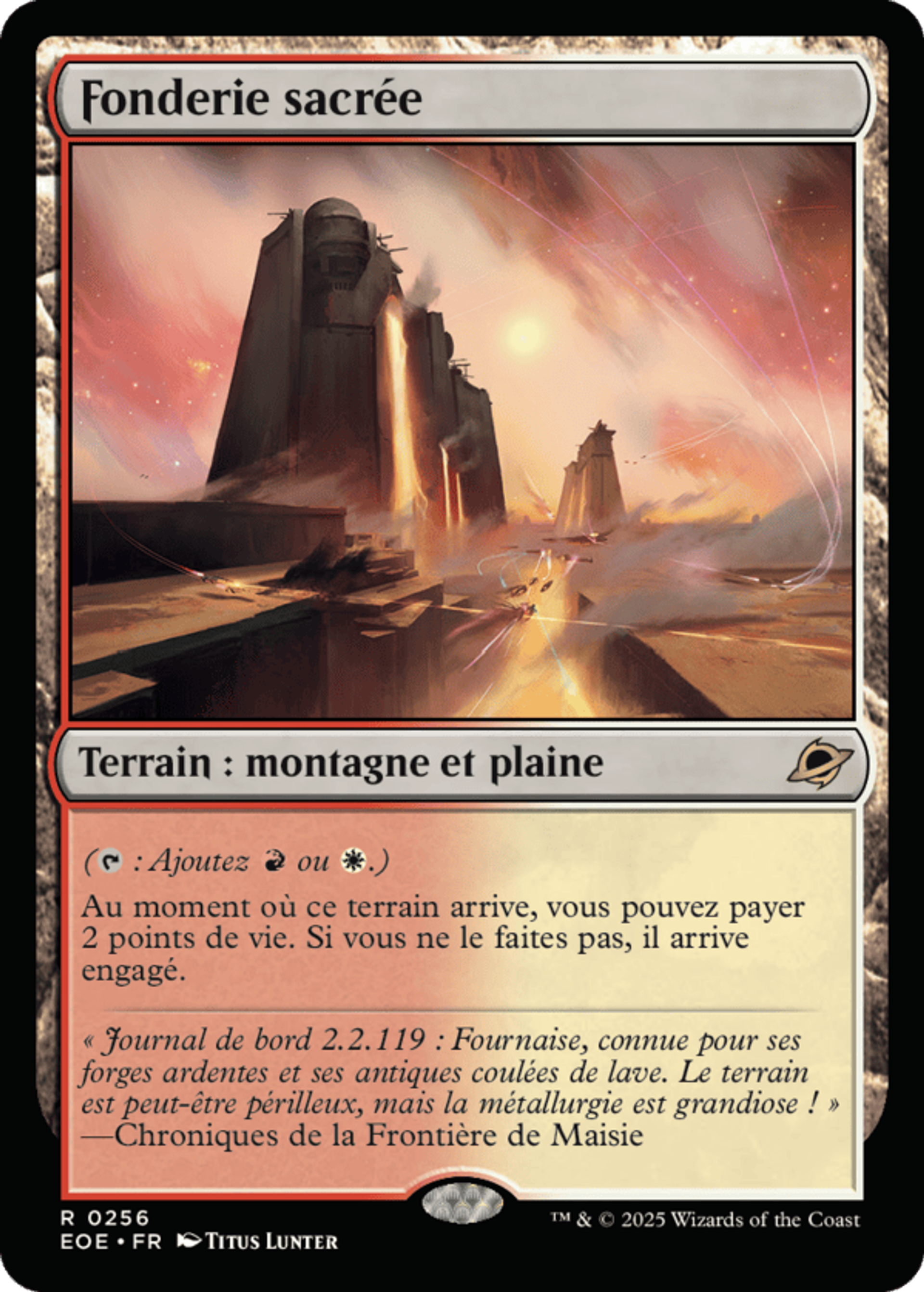 Fonderie sacrée — Edge of Eternities — Magic: The Gathering