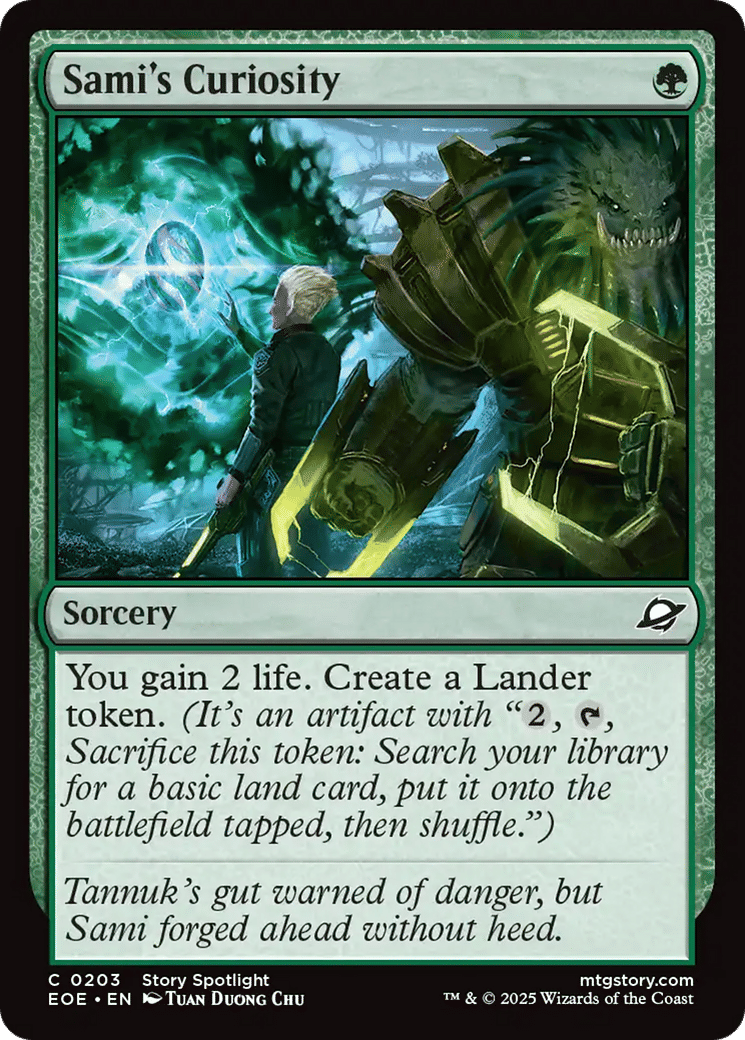 Sami's Curiosity — Edge of Eternities — Magic: The Gathering