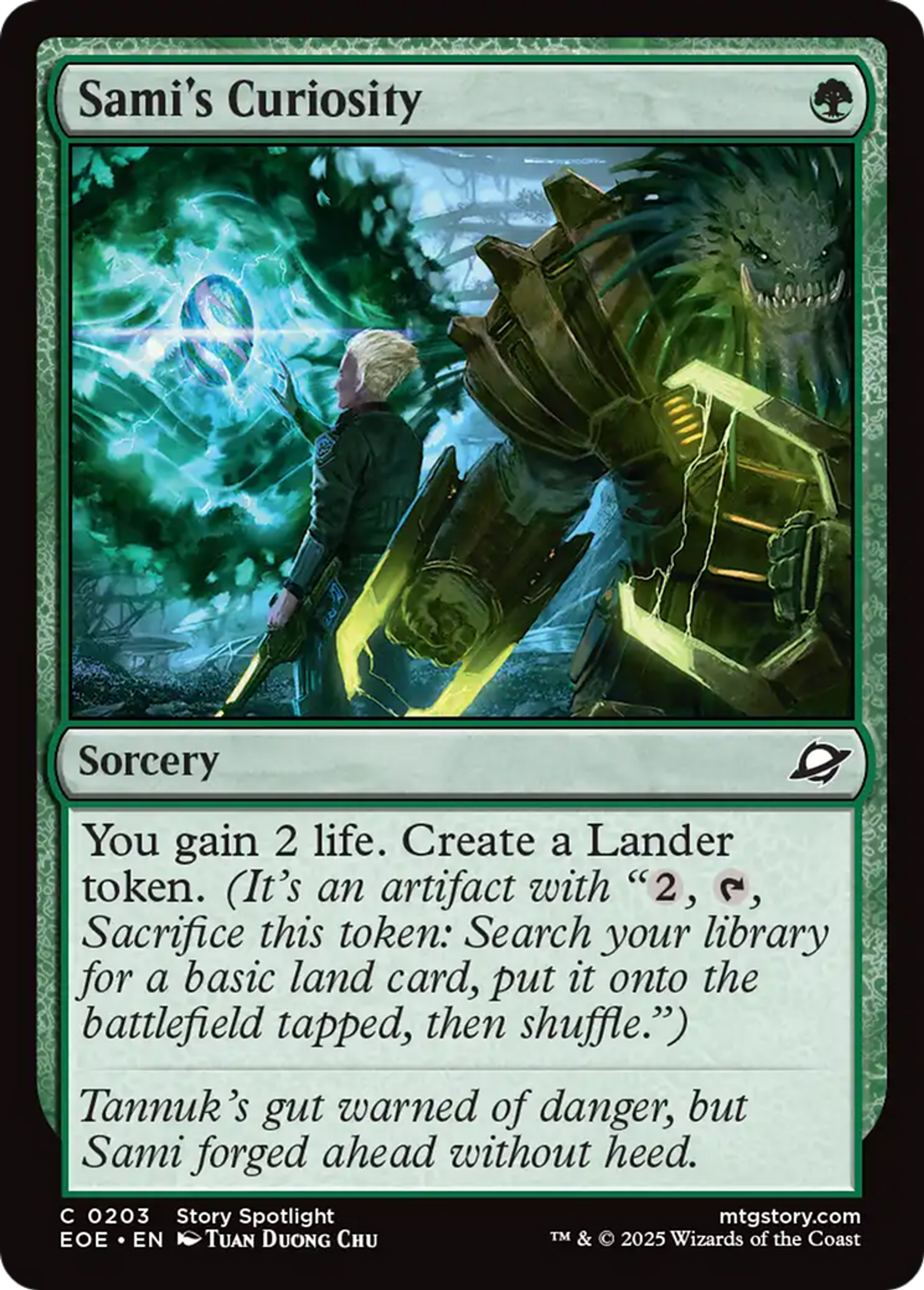 Sami's Curiosity — Edge of Eternities — Magic: The Gathering