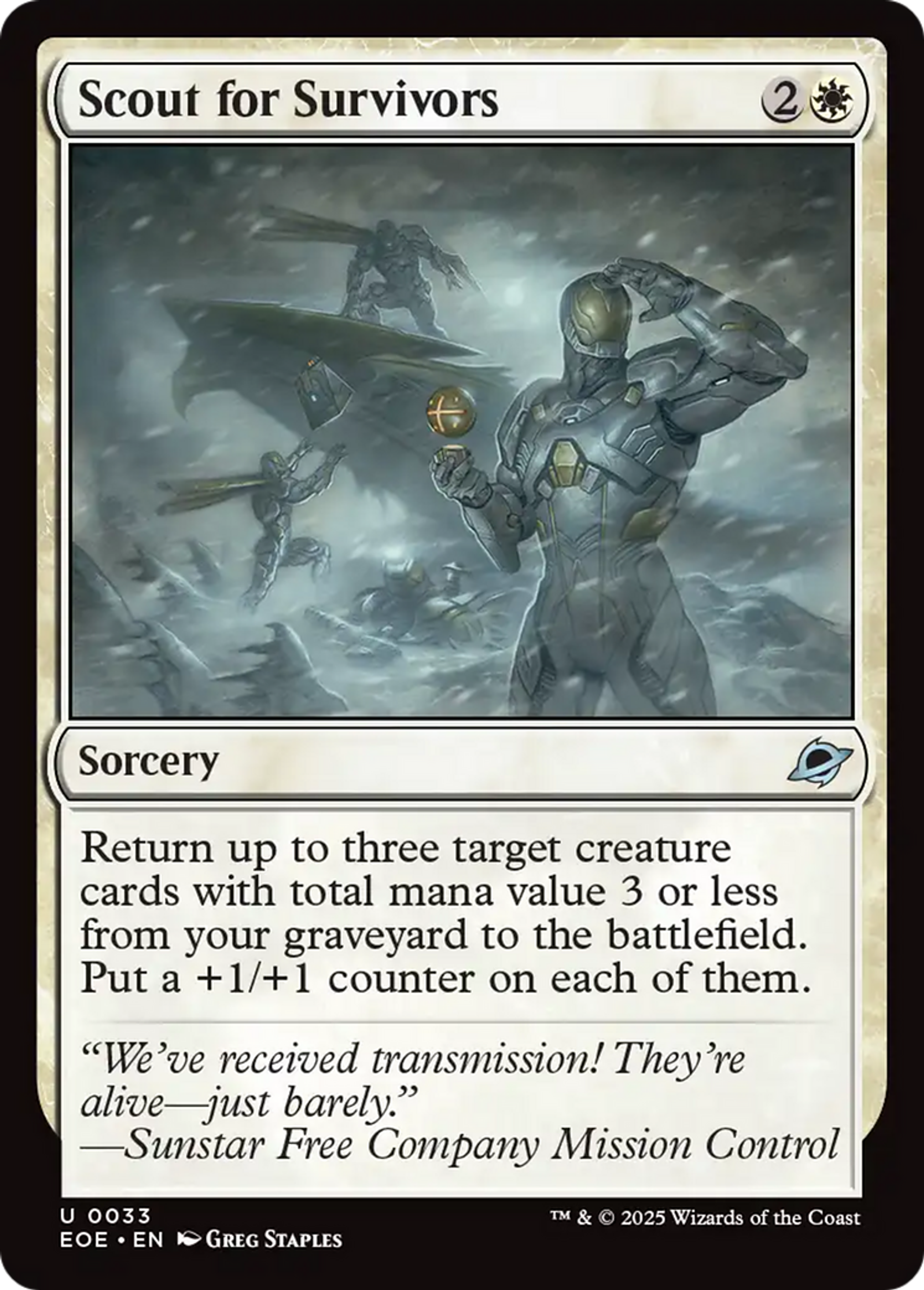 Scout for Survivors — Edge of Eternities — Magic: The Gathering