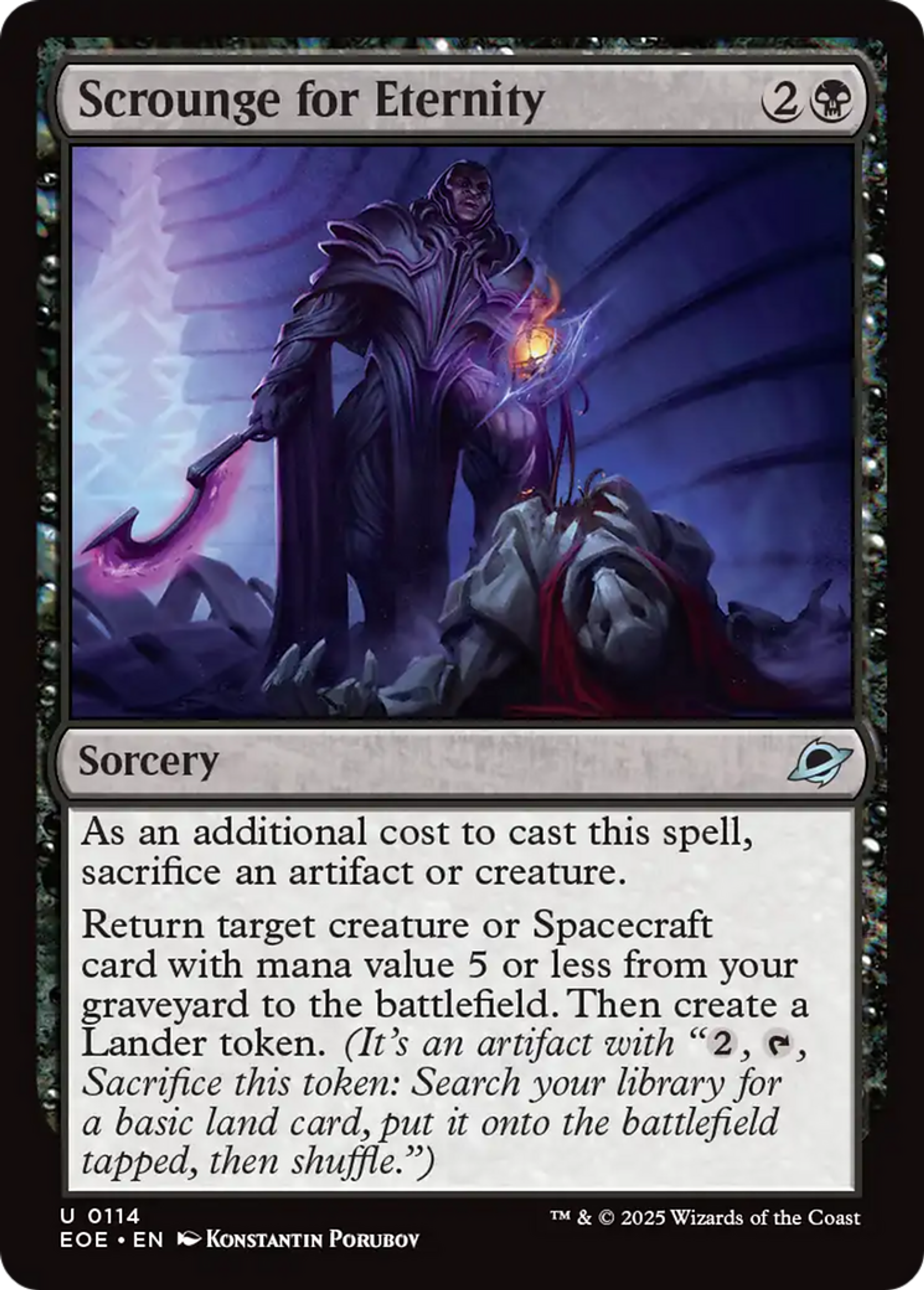 Fouiner en quête d'éternité — Edge of Eternities — Magic: The Gathering