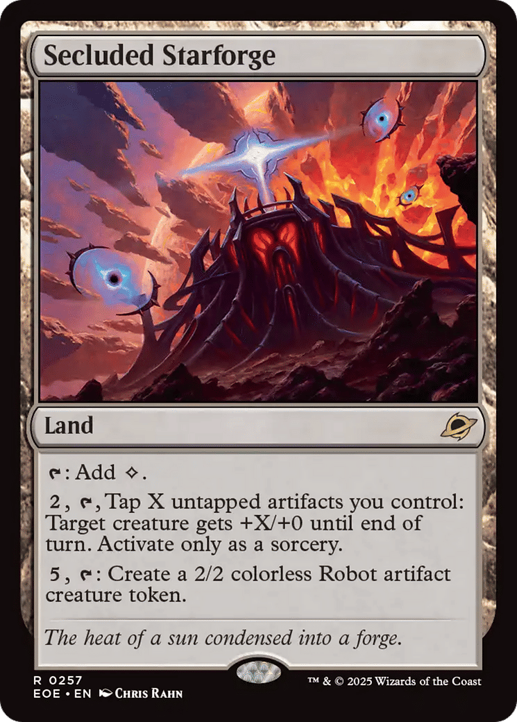 Secluded Starforge — Edge of Eternities — Magic: The Gathering