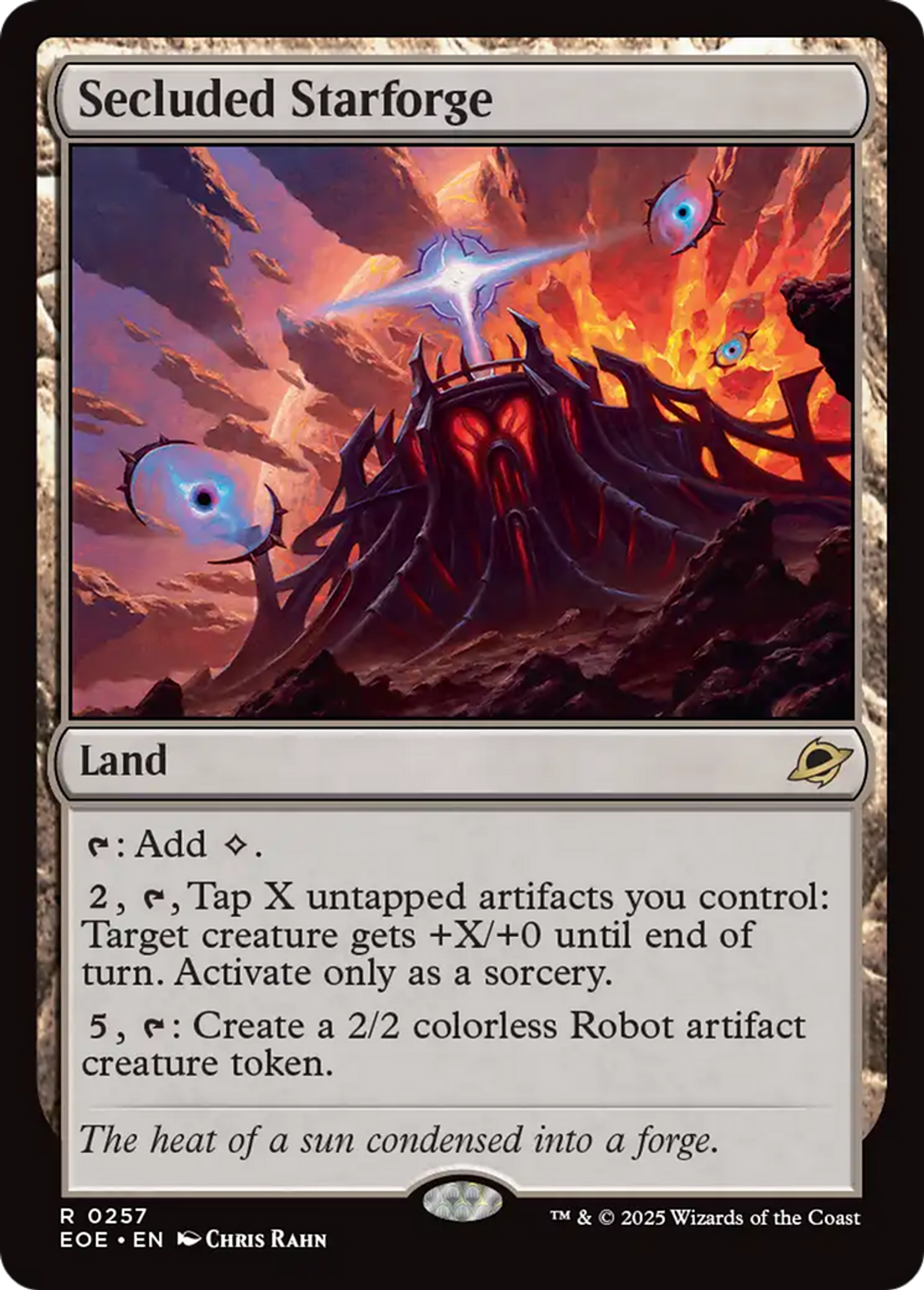 Forge stellaire retirée — Edge of Eternities — Magic: The Gathering