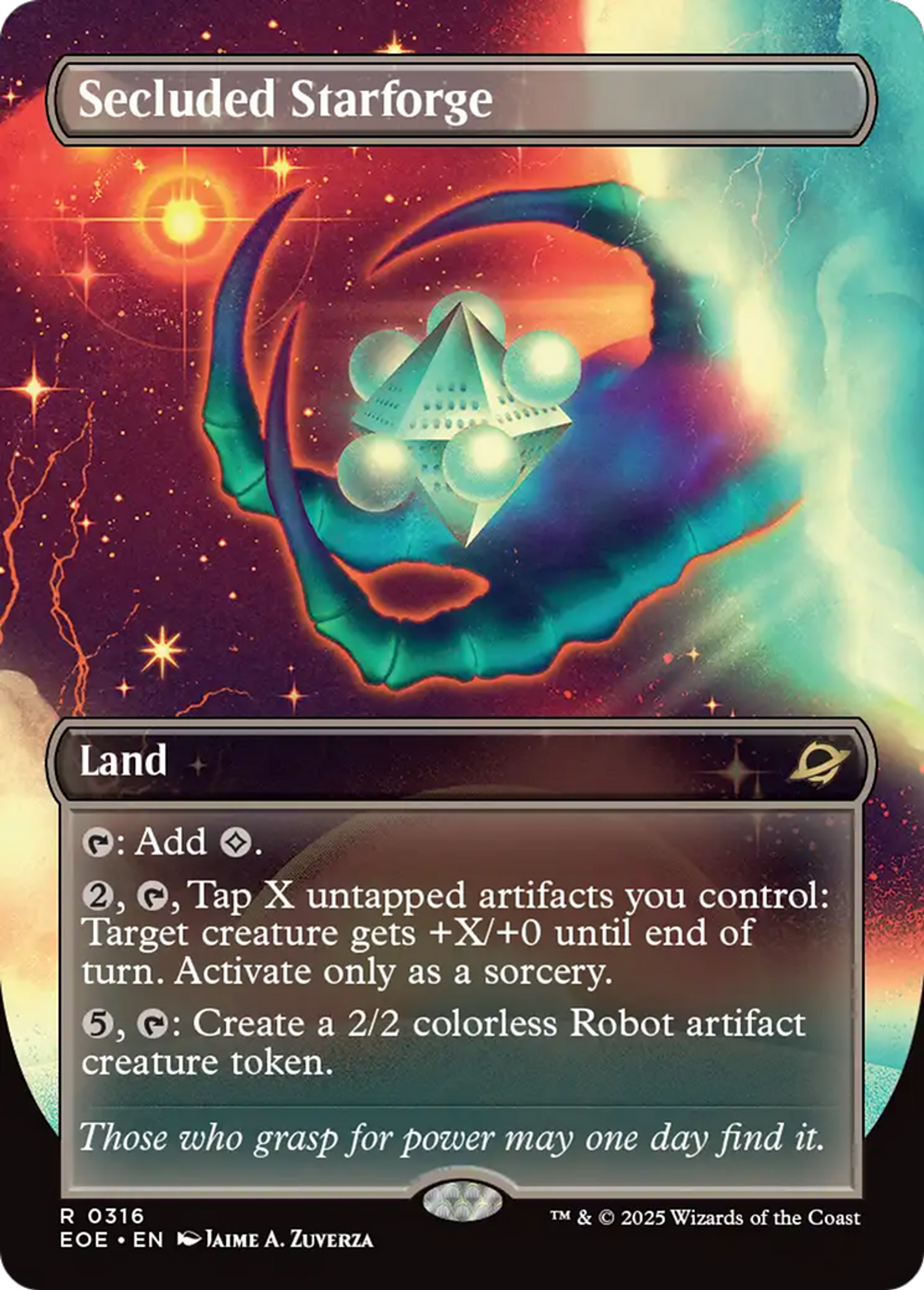 Forge stellaire retirée — Edge of Eternities — Magic: The Gathering