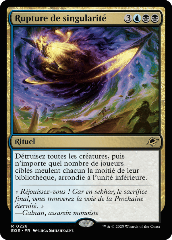 Rupture de singularité — Edge of Eternities — Magic: The Gathering