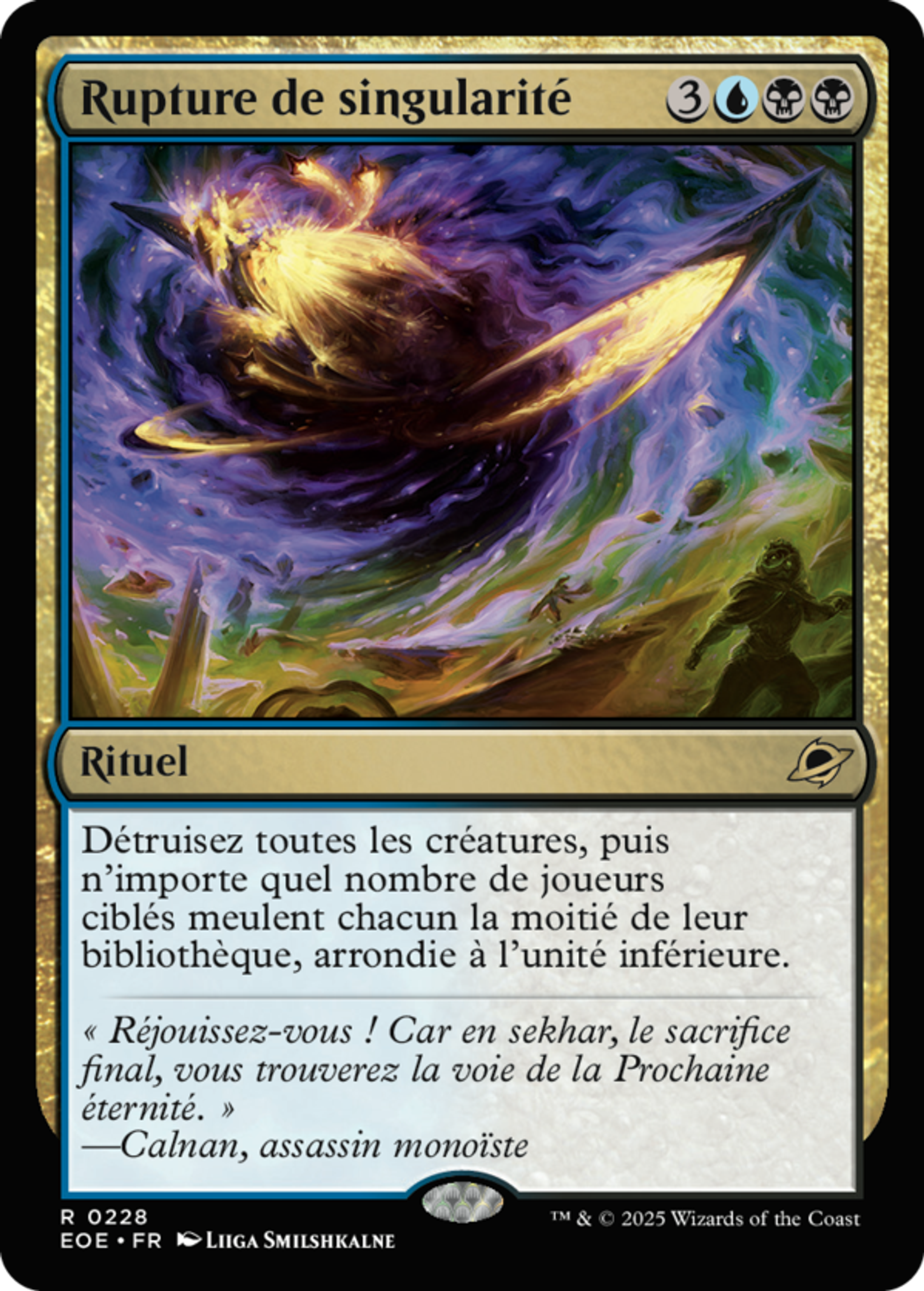 Rupture de singularité — Edge of Eternities — Magic: The Gathering