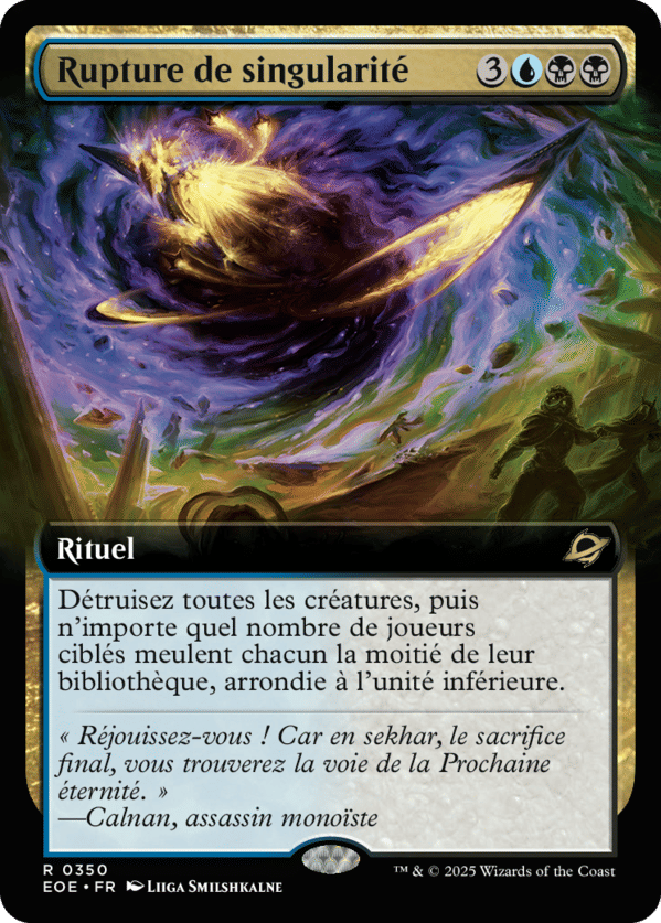 Rupture de singularité — Edge of Eternities — Magic: The Gathering