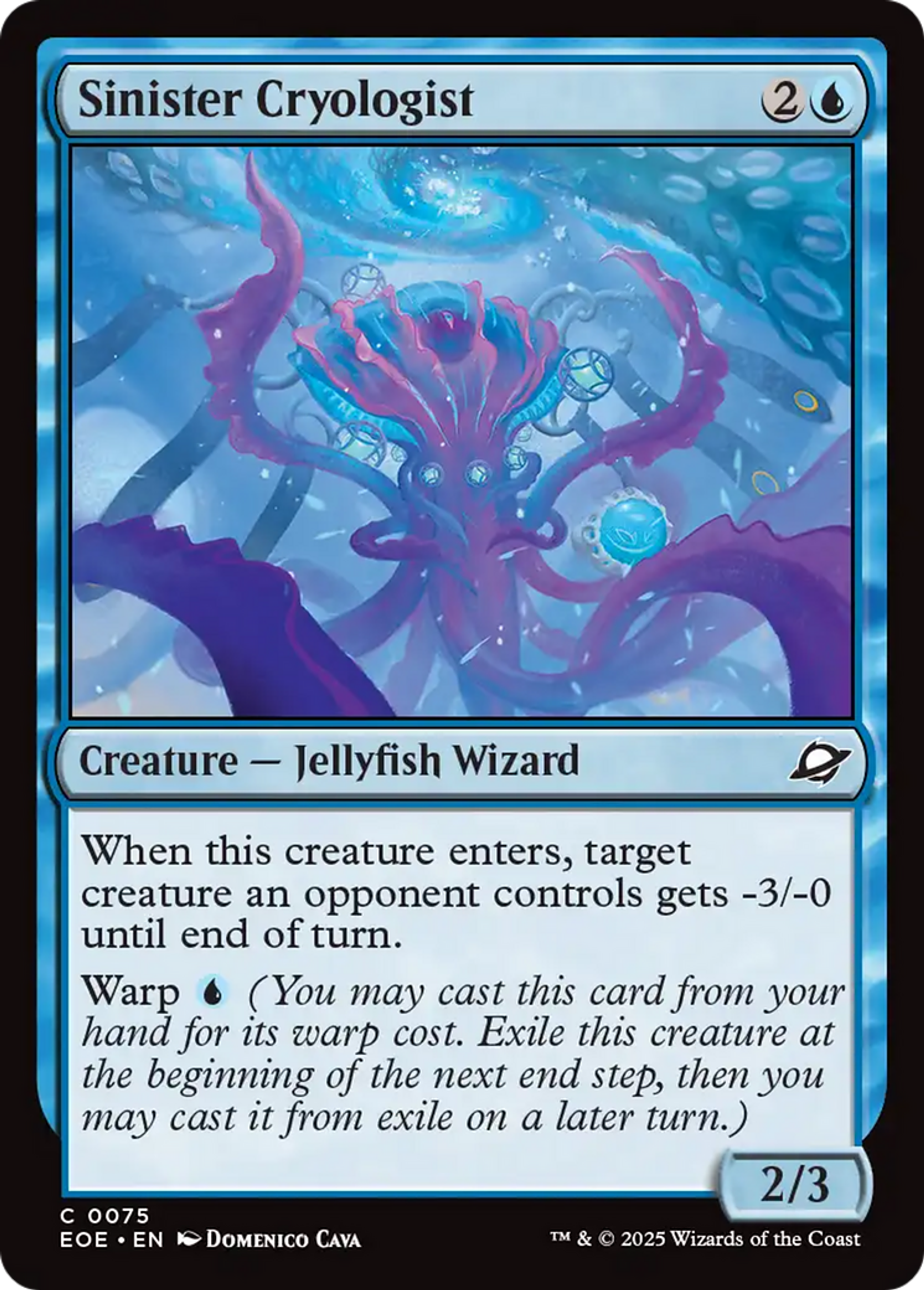 Sinister Cryologist — Edge of Eternities — Magic: The Gathering