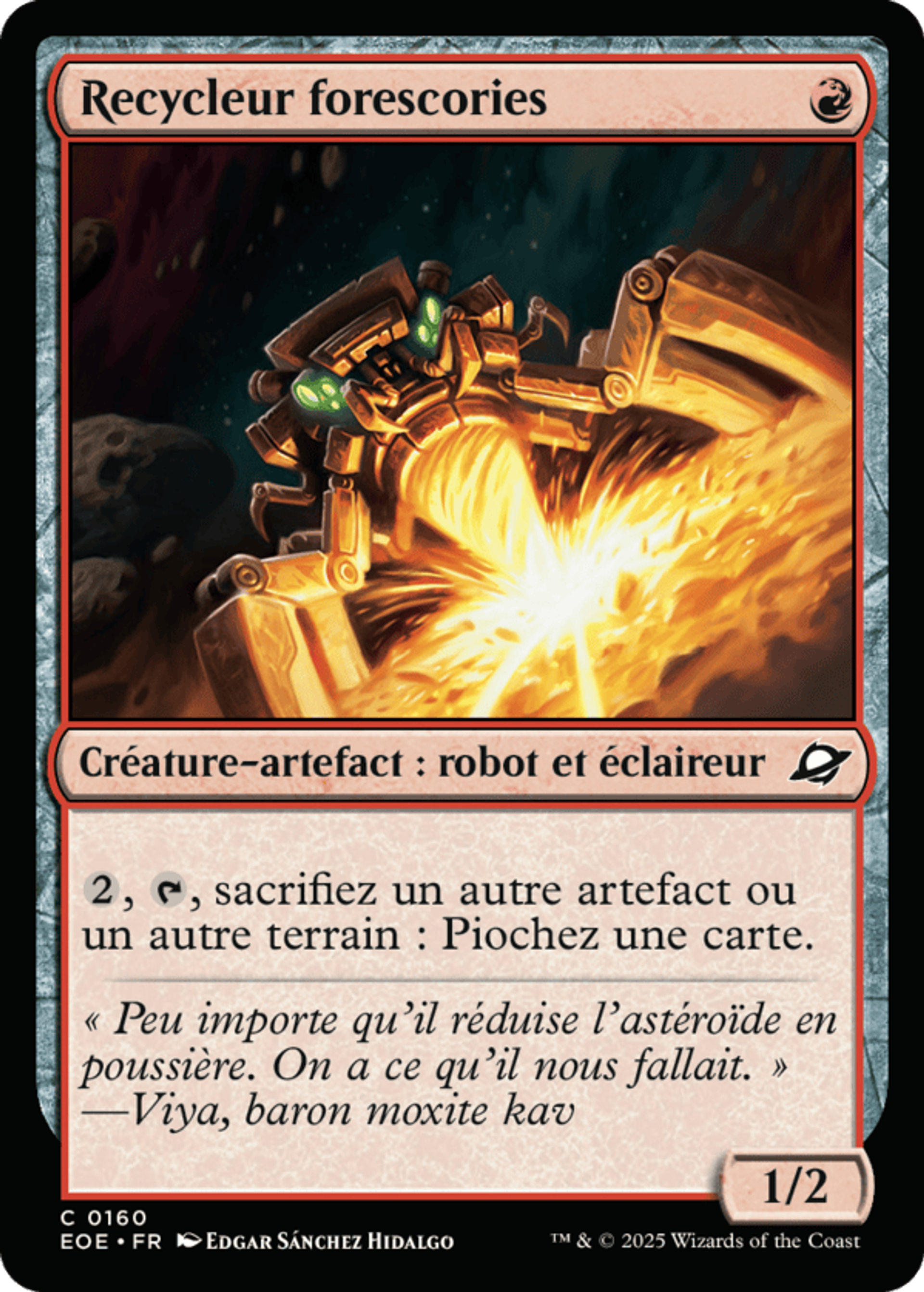 Recycleur forescories — Edge of Eternities — Magic: The Gathering