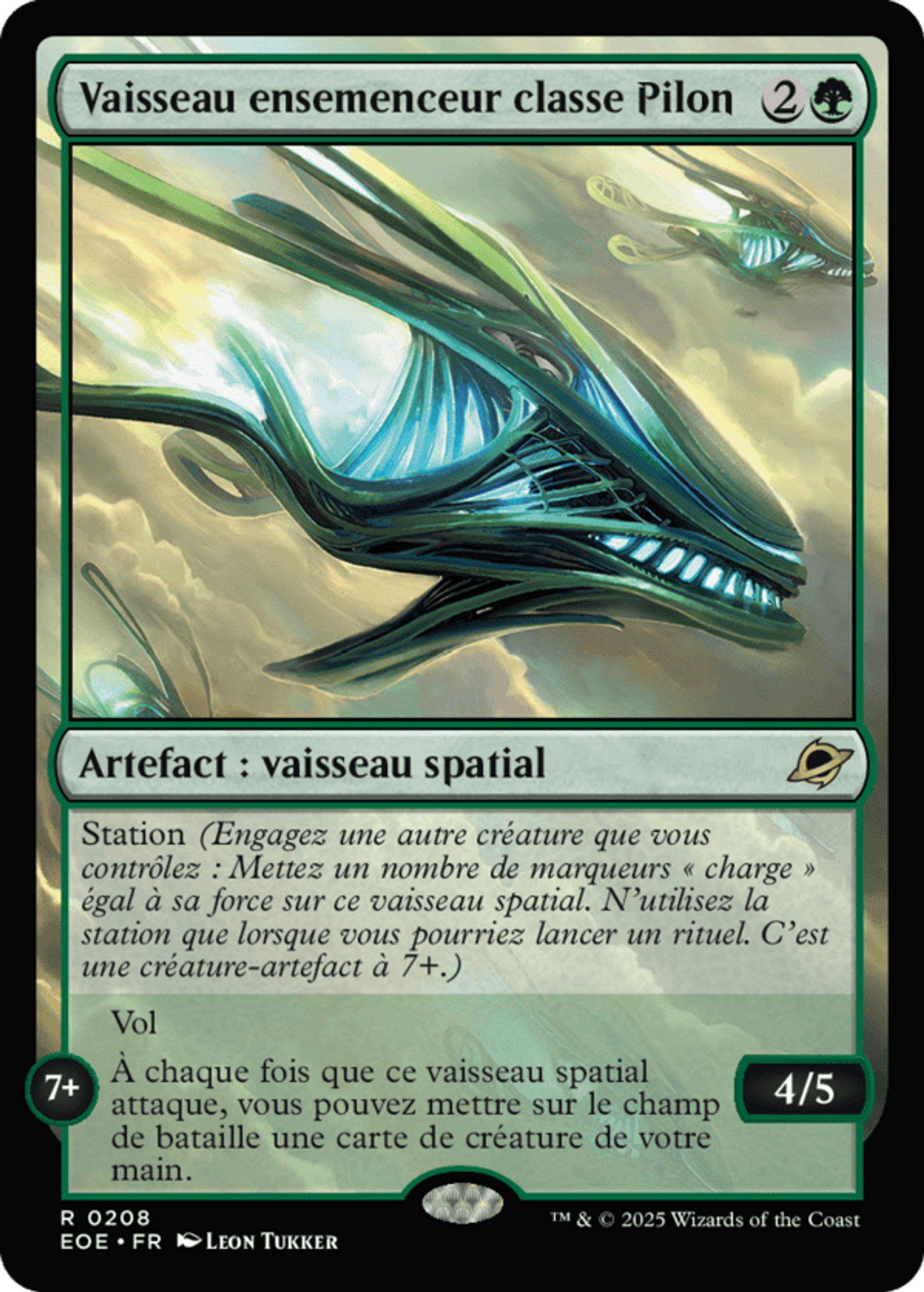Vaisseau ensemenceur classe Pilon — Edge of Eternities — Magic: The Gathering