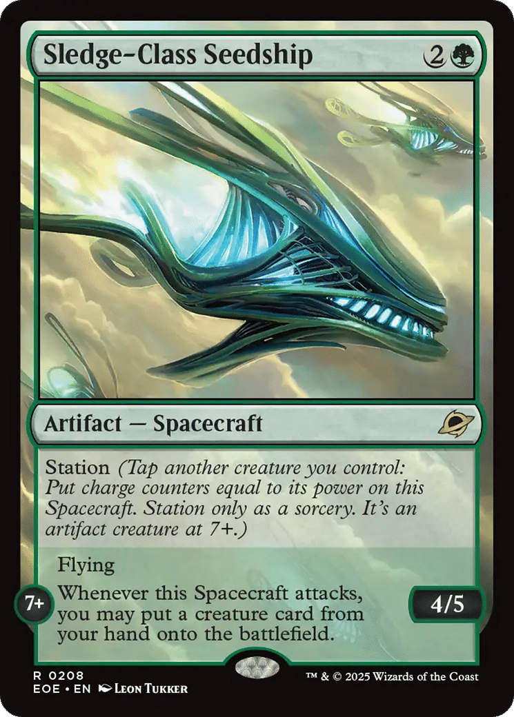 Sledge-Class Seedship — Edge of Eternities — Magic: The Gathering