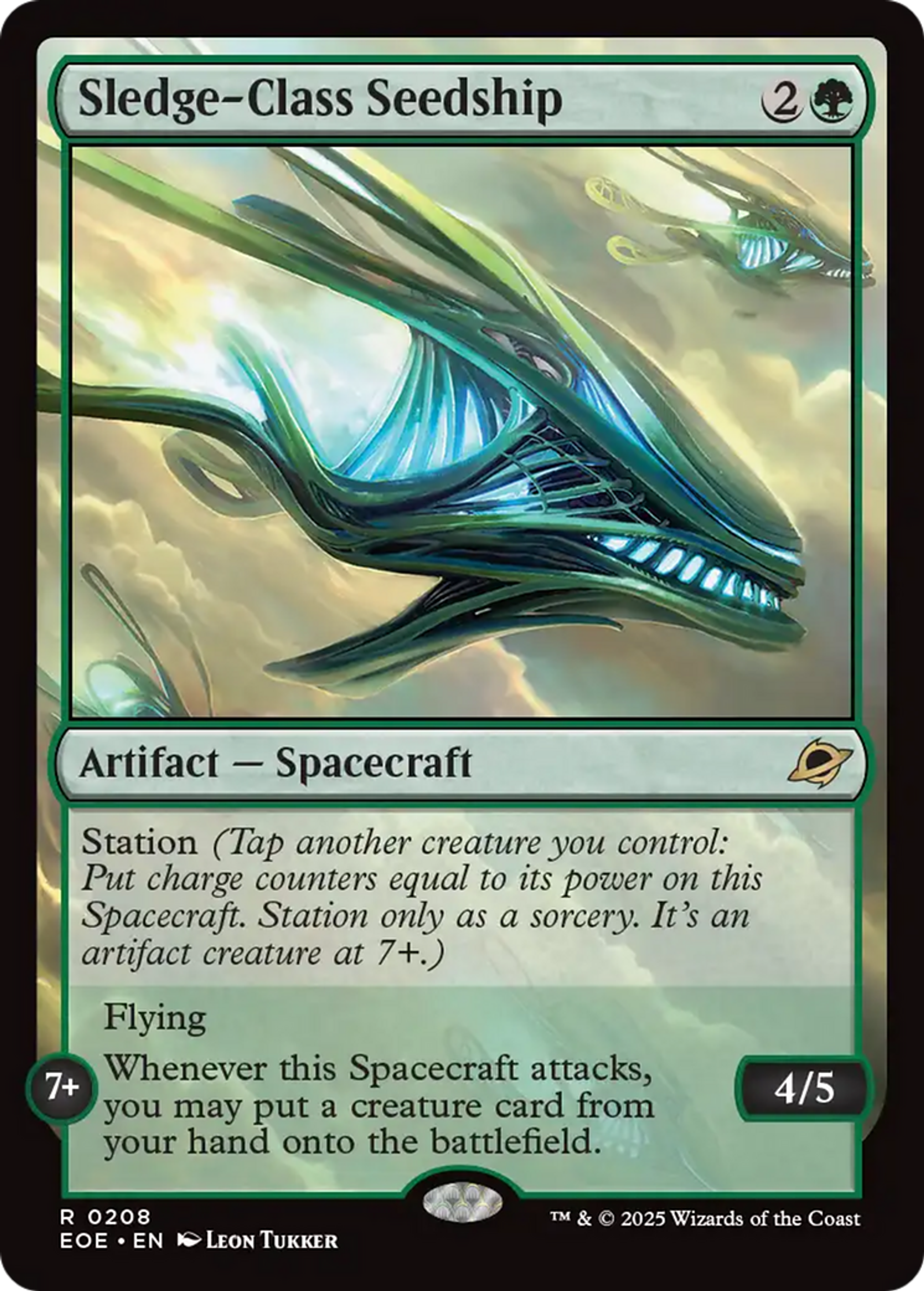 Vaisseau ensemenceur classe Pilon — Edge of Eternities — Magic: The Gathering